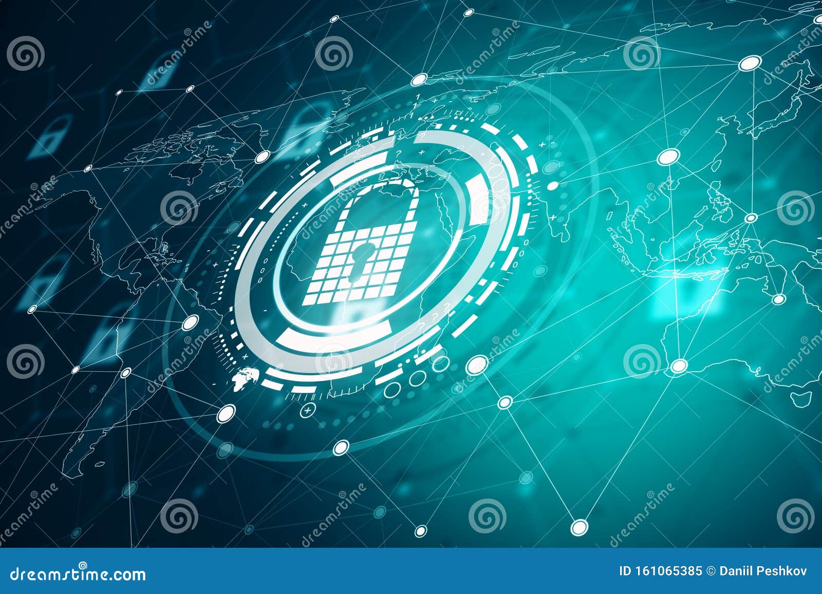 Login and Protection Padlock Background Stock Illustration - Illustration  of data, computer: 161065385