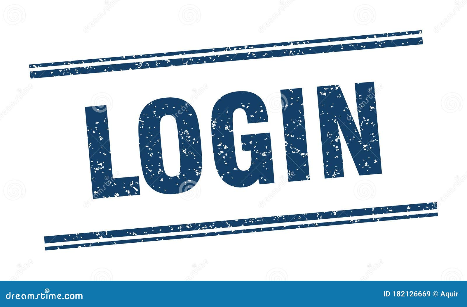 Login Stamp. Login Square Grunge Sign Stock Vector Illustration of