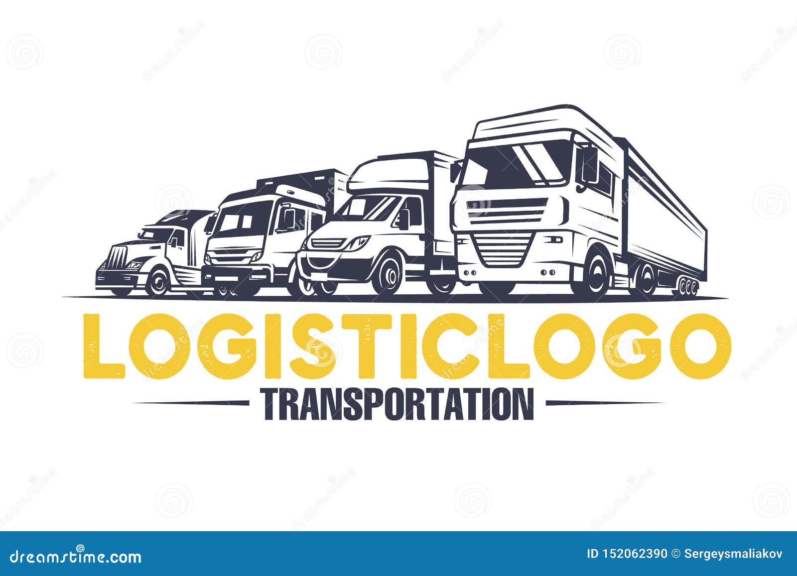Logistic Logo. Transportation Stock Vector - Illustration of icon ...