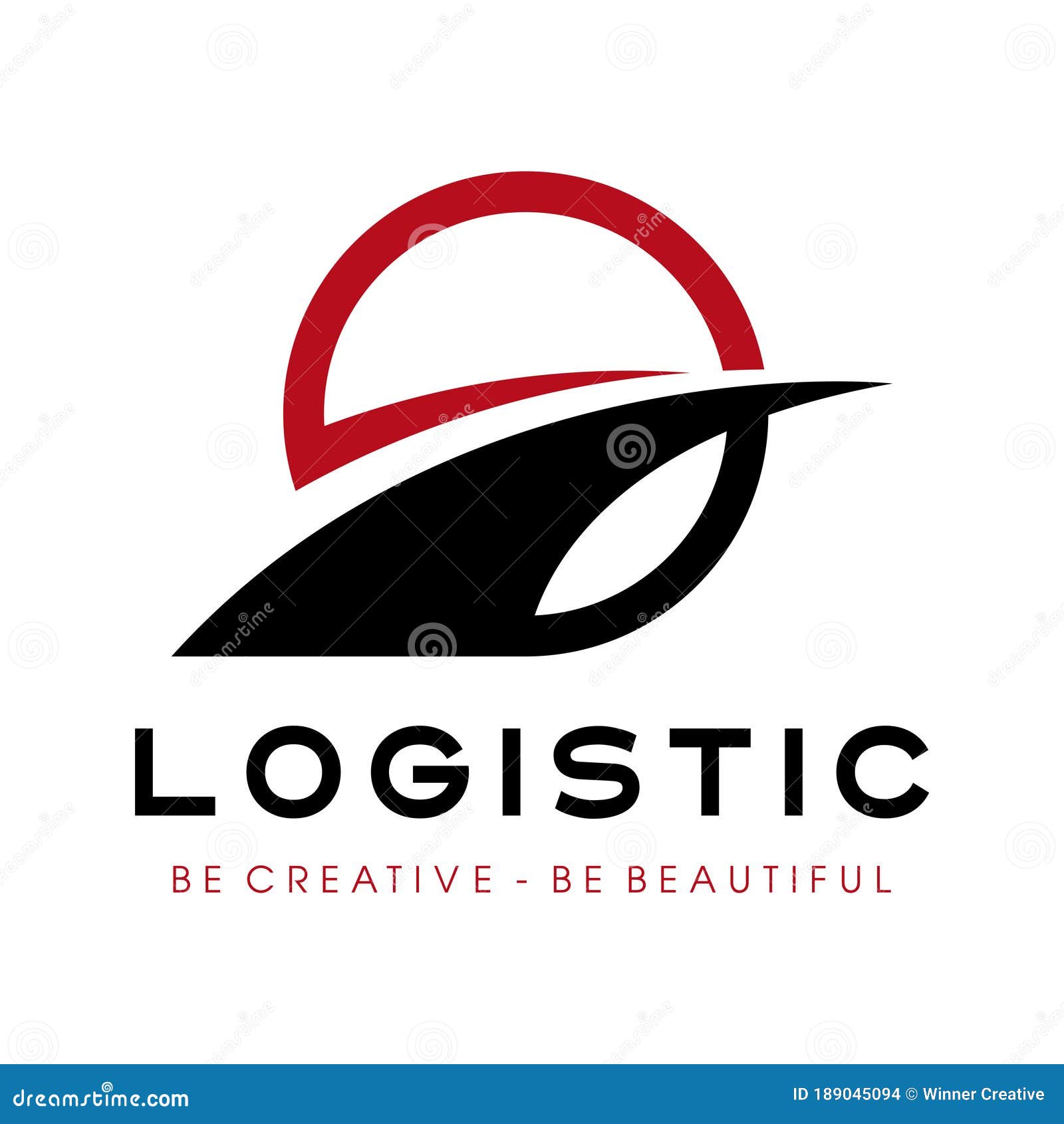Logistic Logo. Transportation Logo Vector Stock Vector Illustration