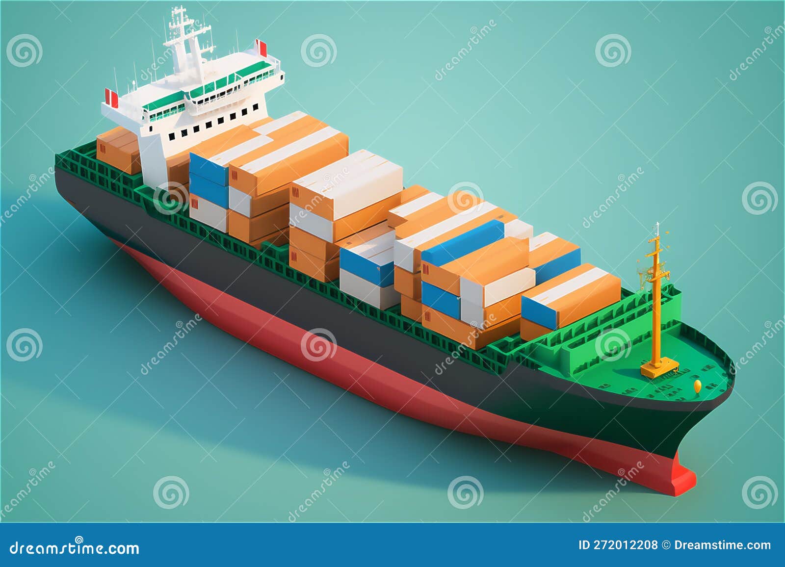 Logistic, Worldwide Shipping Import Export of Containers Cargo Freight