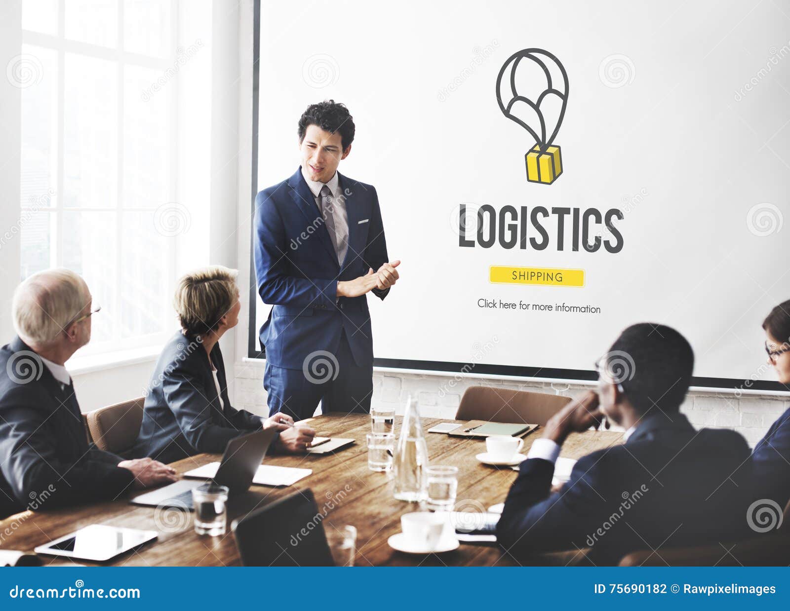 Logistics Delivery Freight Shipping Storage Service Concept Stock Photo