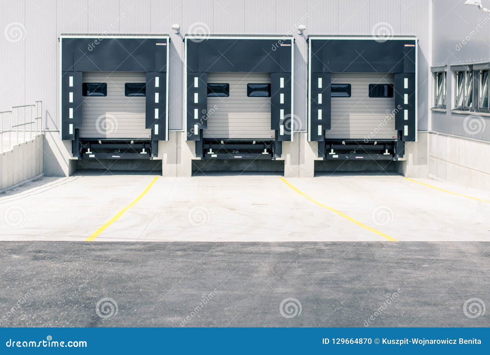 Logistics, Parking, Loading Ramps Stock Photo Image of dock, industry