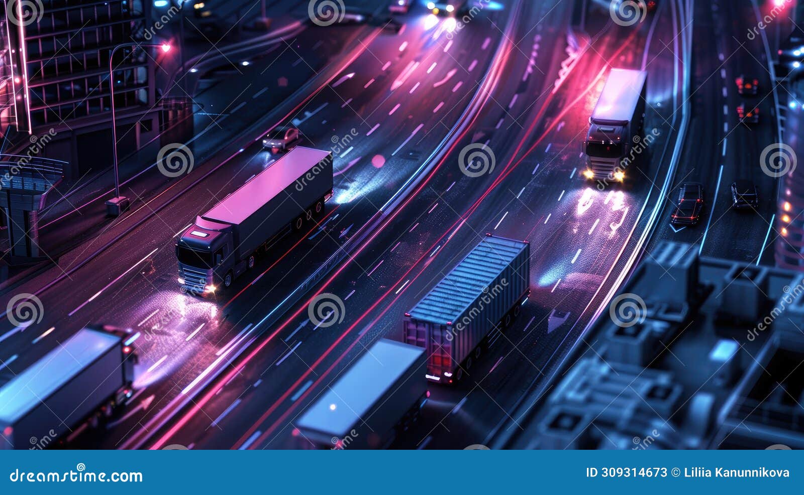 Logistics and Supply Chain Management, Showcasing Bustling Warehouses