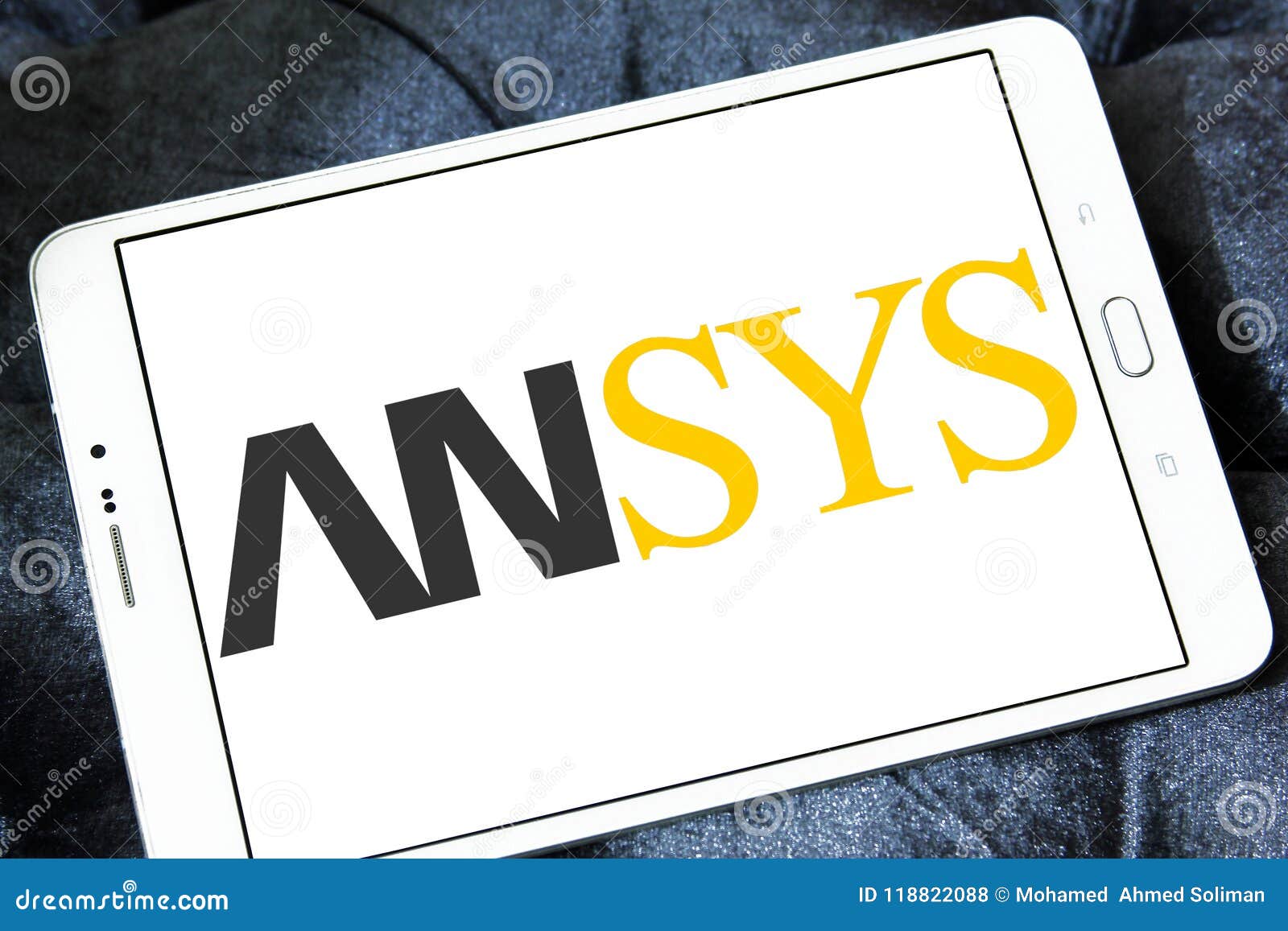 Ansys Software Company Logo Editorial Stock Photo - Image of company