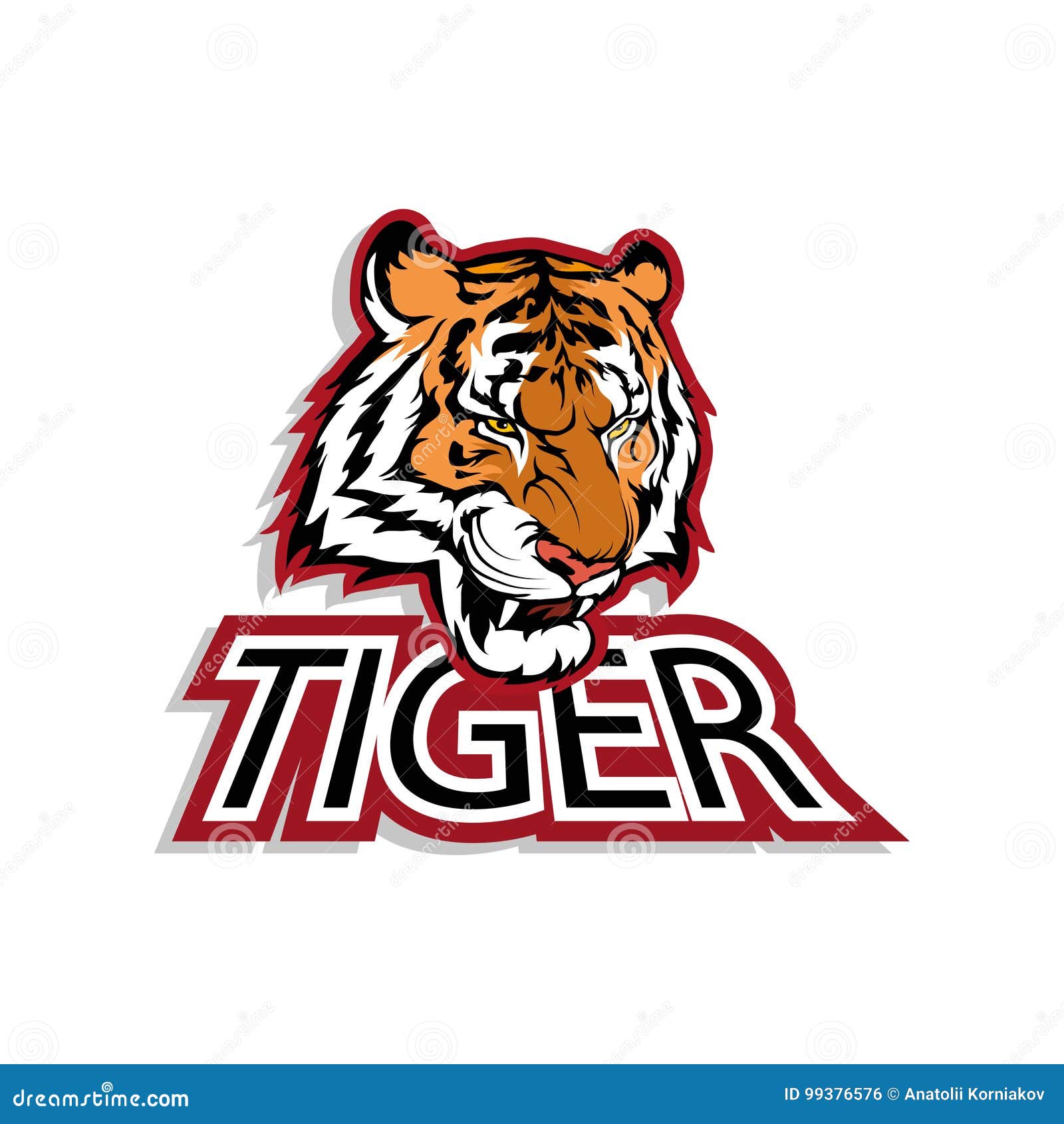 tiger logo t shirt