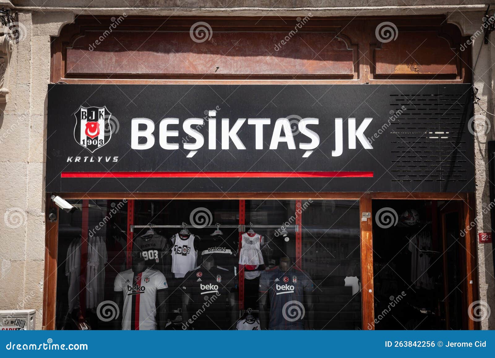 Logo of Besiktas JK, One of Istanbul Football Clubs, in Front of Their  Official Store and Boutique in Beskitas District Editorial Photo - Image of  footbal, europa: 263842256