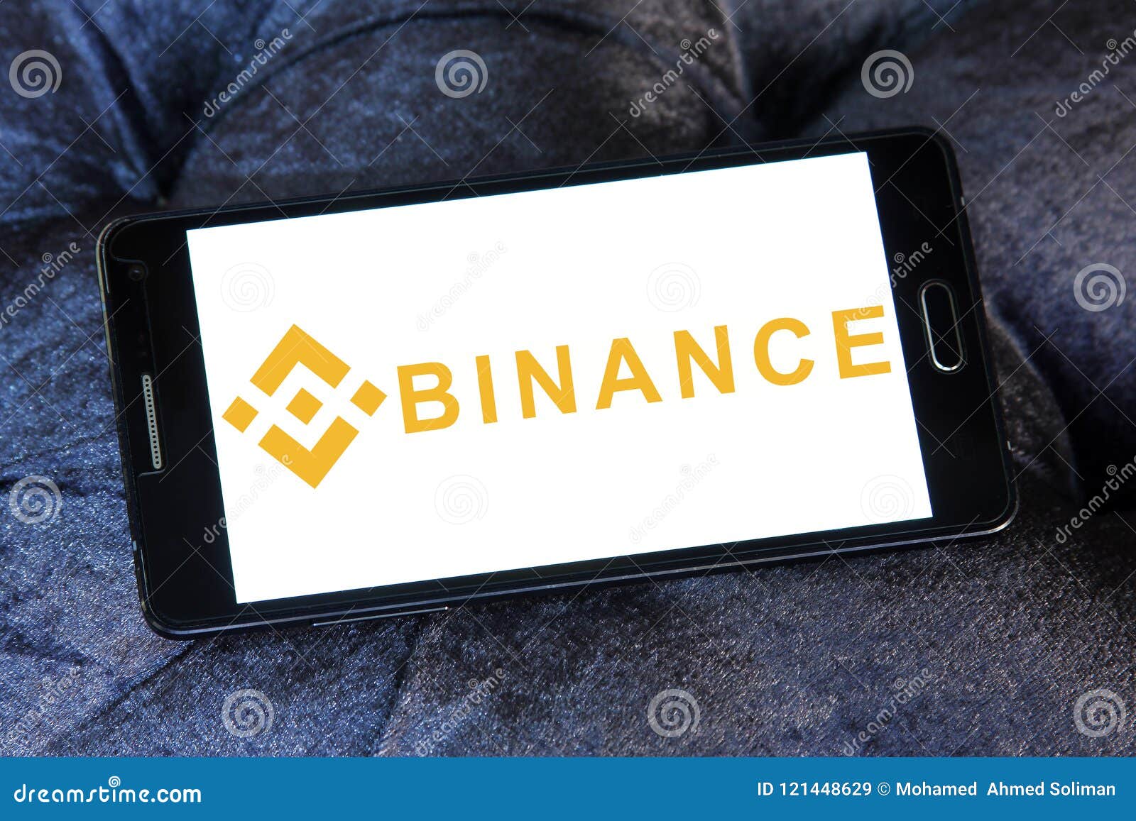 Binance Cryptocurrency Exchange Logo Editorial Stock Image Image of