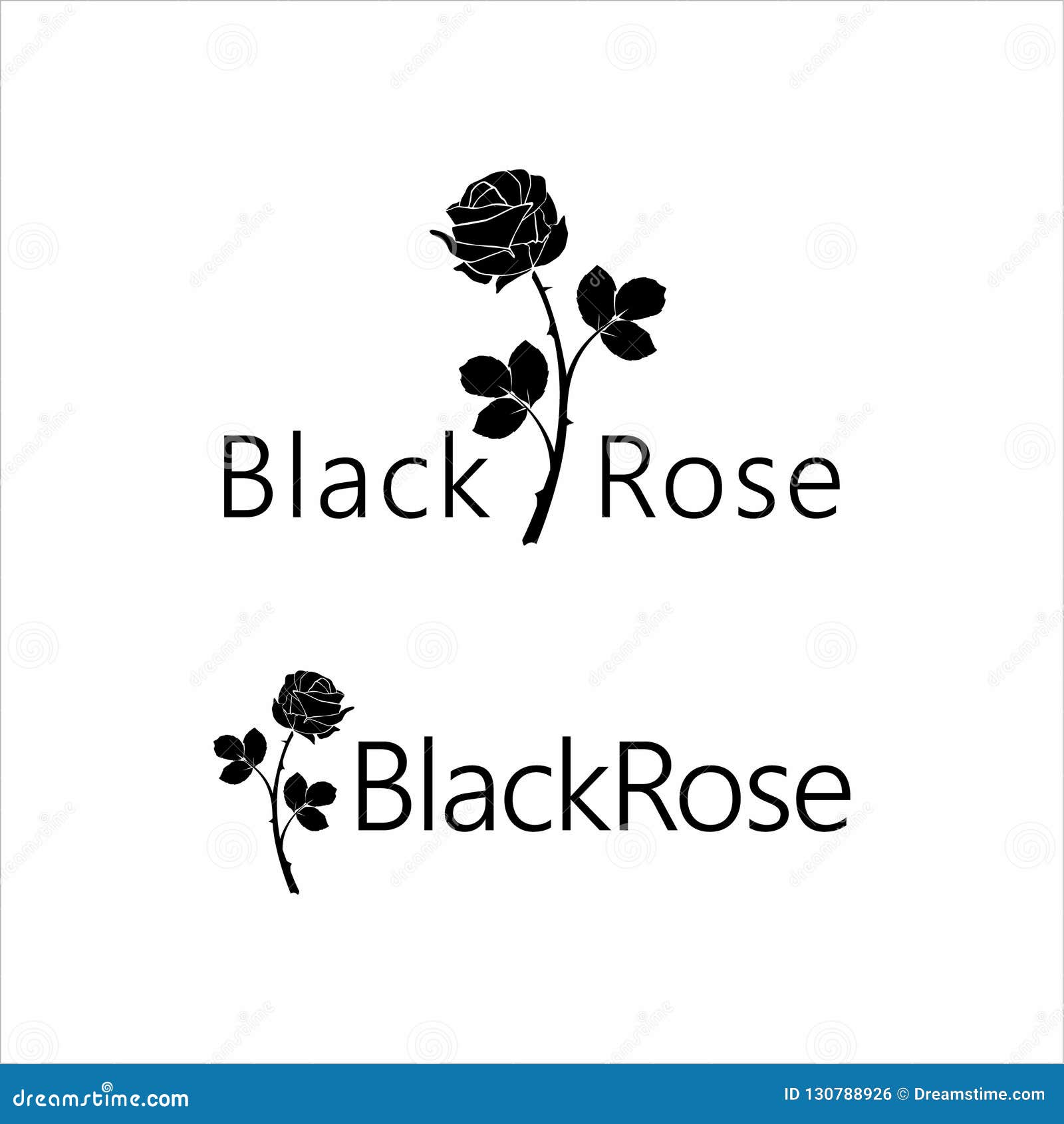 Logo With Roses Vector Illustration | CartoonDealer.com #51293622