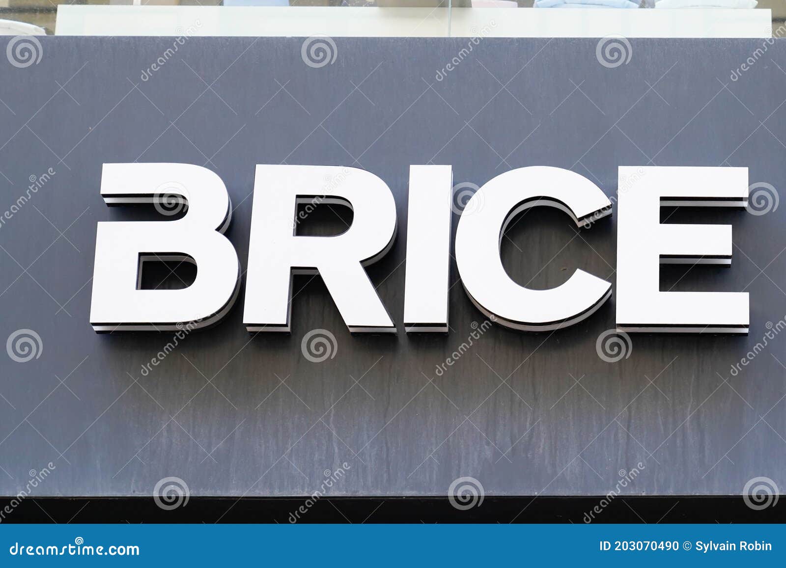 Logo Brice Et Avant De Marque Signe Des Textes De Mode Française