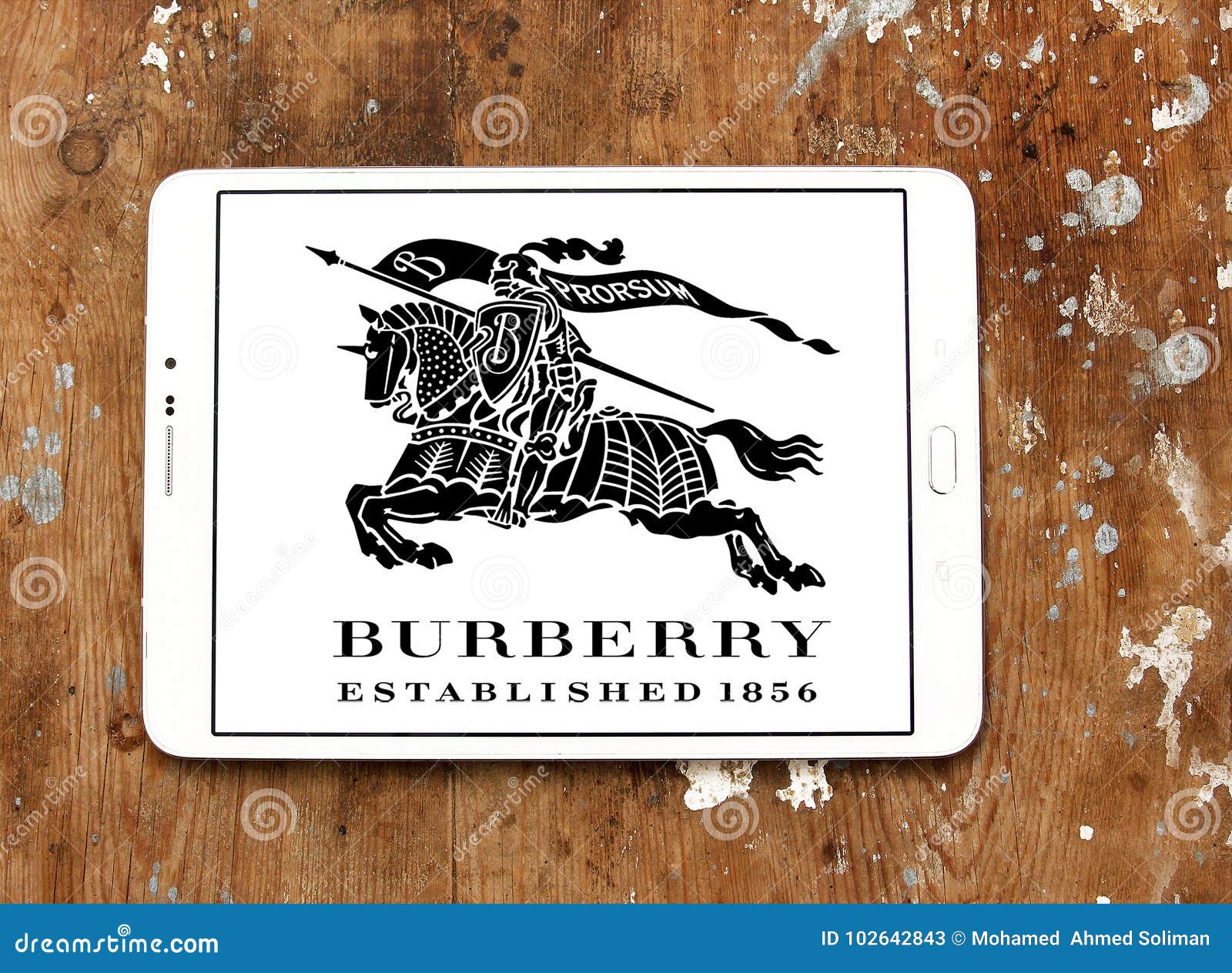 Burberry Fashion Brand Logo Editorial Stock Photo - Image of ...