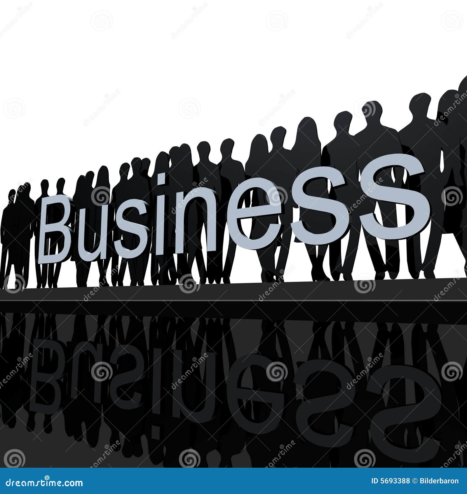 Logo Business Black and White Stock Illustration Illustration of