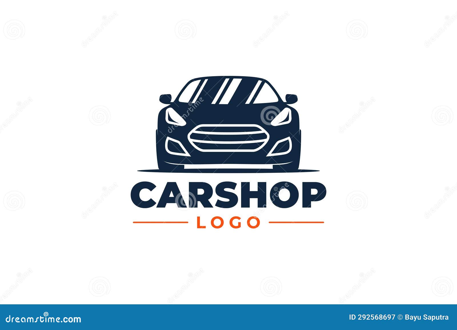 Logo car shop auto garage stock illustration. Illustration of template