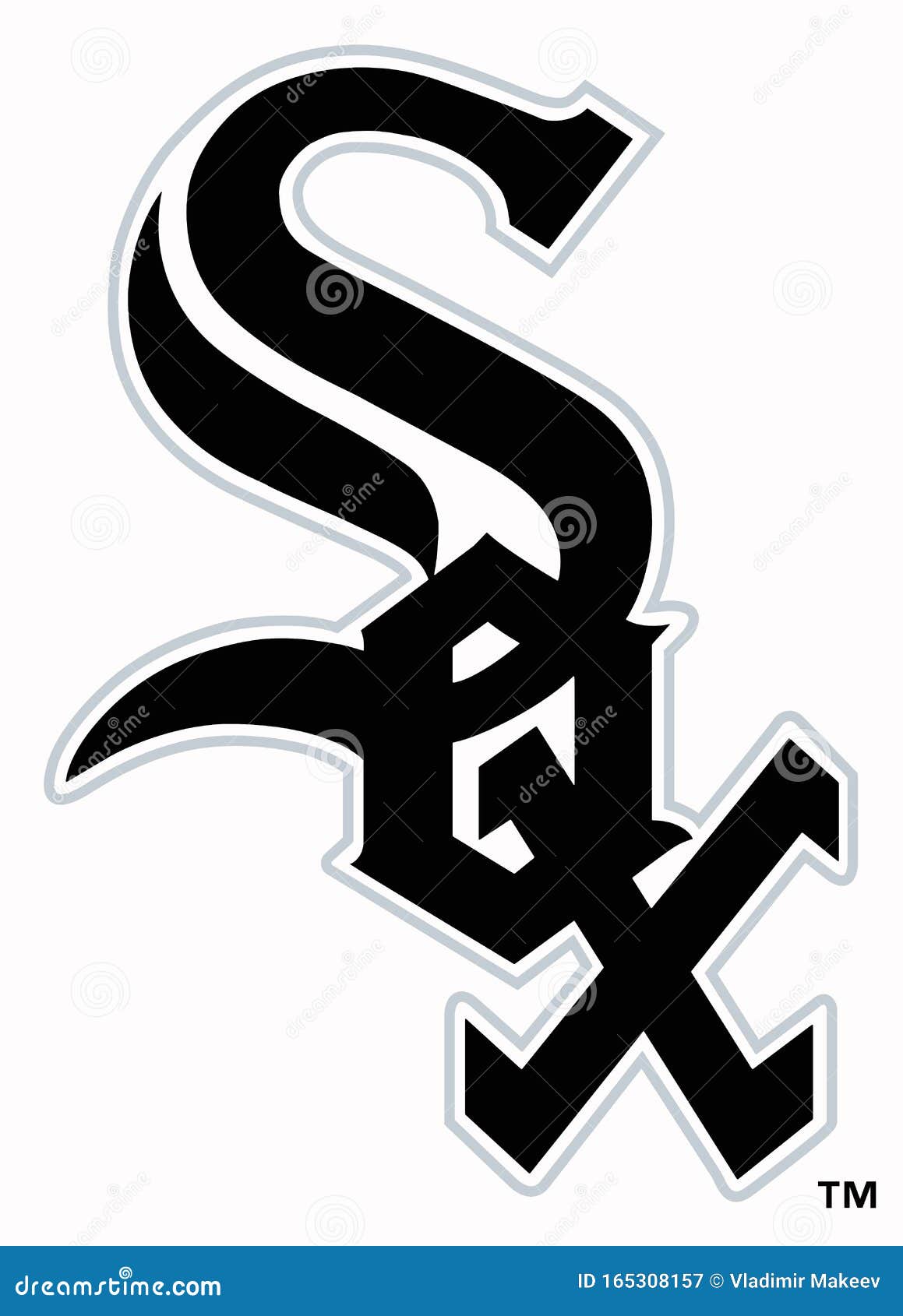 Logo for the Chicago White Sox Baseball Club. USA Editorial Photography -  Illustration of league, central: 165308157