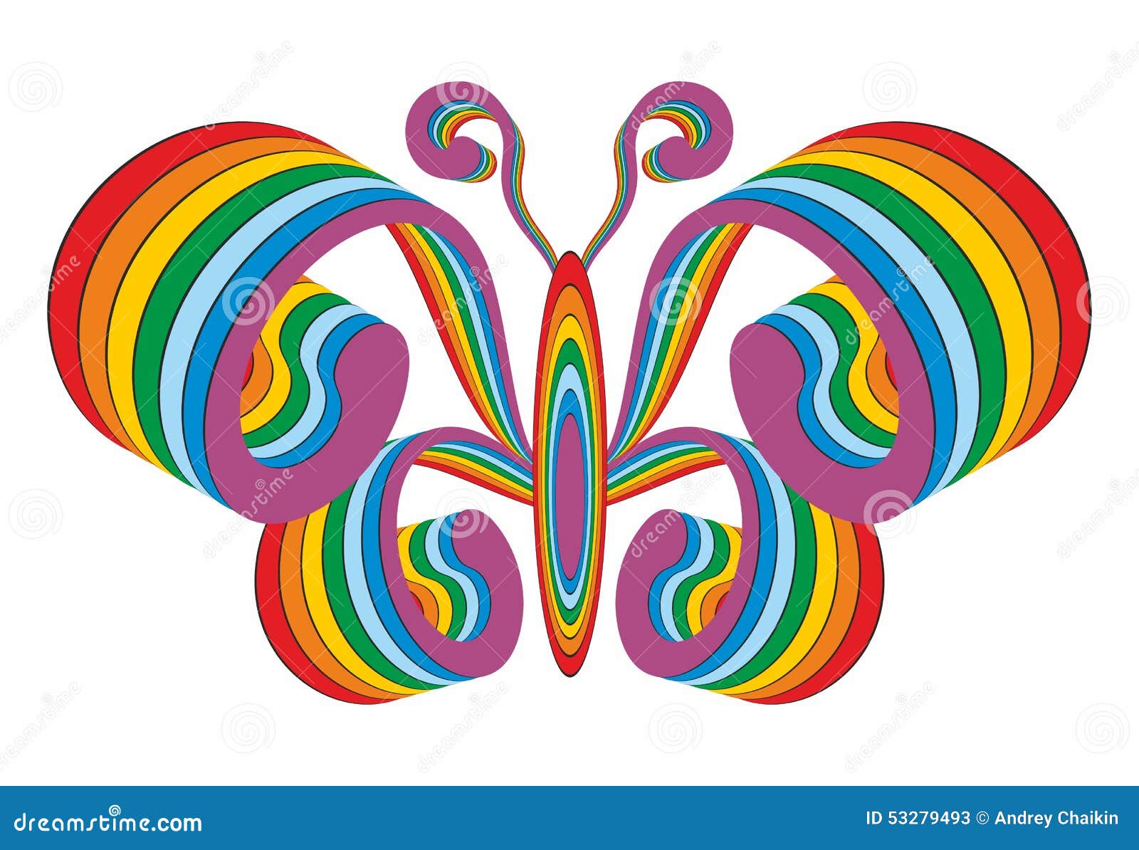 Logo D'un Papillon Iridescent Illustration de Vecteur - Illustration du ...