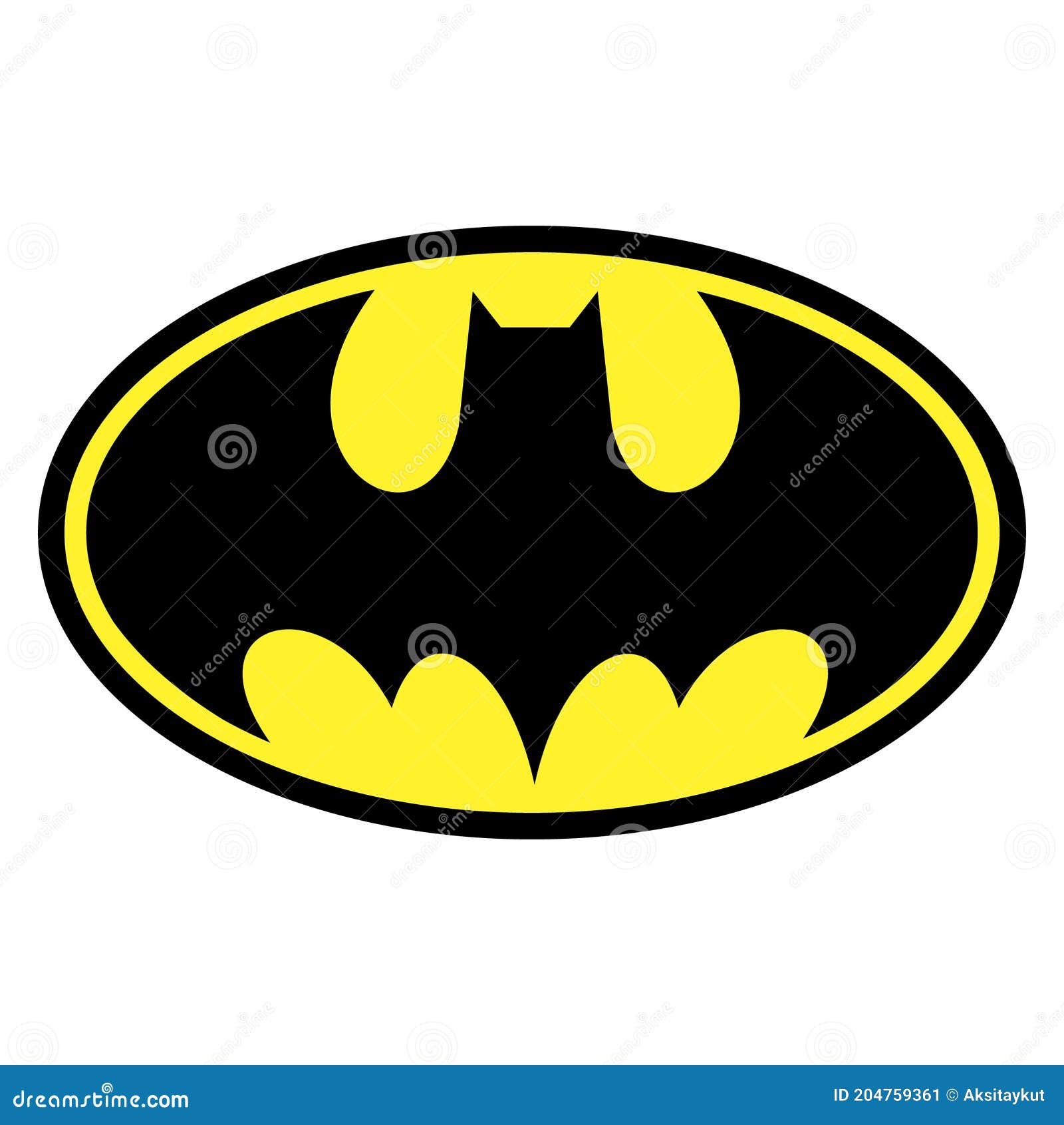 Logo de batman foto editorial. Ilustración de sacudida - 204759361