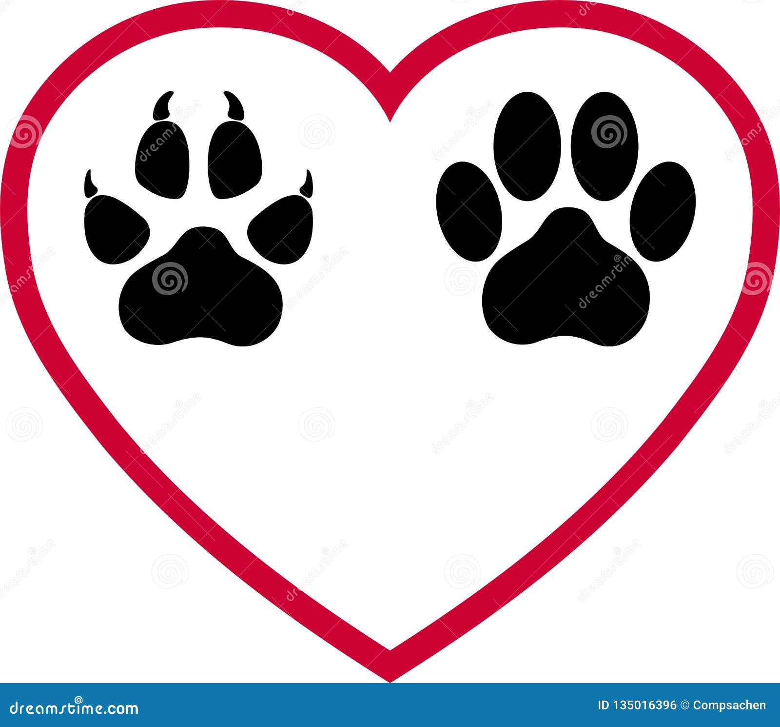 Logo De Coeur De Patte De Chien Et De Cat Paw De Chiens Et De Chats Logo Animal Illustration De Vecteur Illustration Du Reperes Fond Logo De Coeur De Patte De Chien Et De Cat Paw De Chiens Et De Chats Logo Animal Illustration De Vecteur Illustration Du Reperes Fond