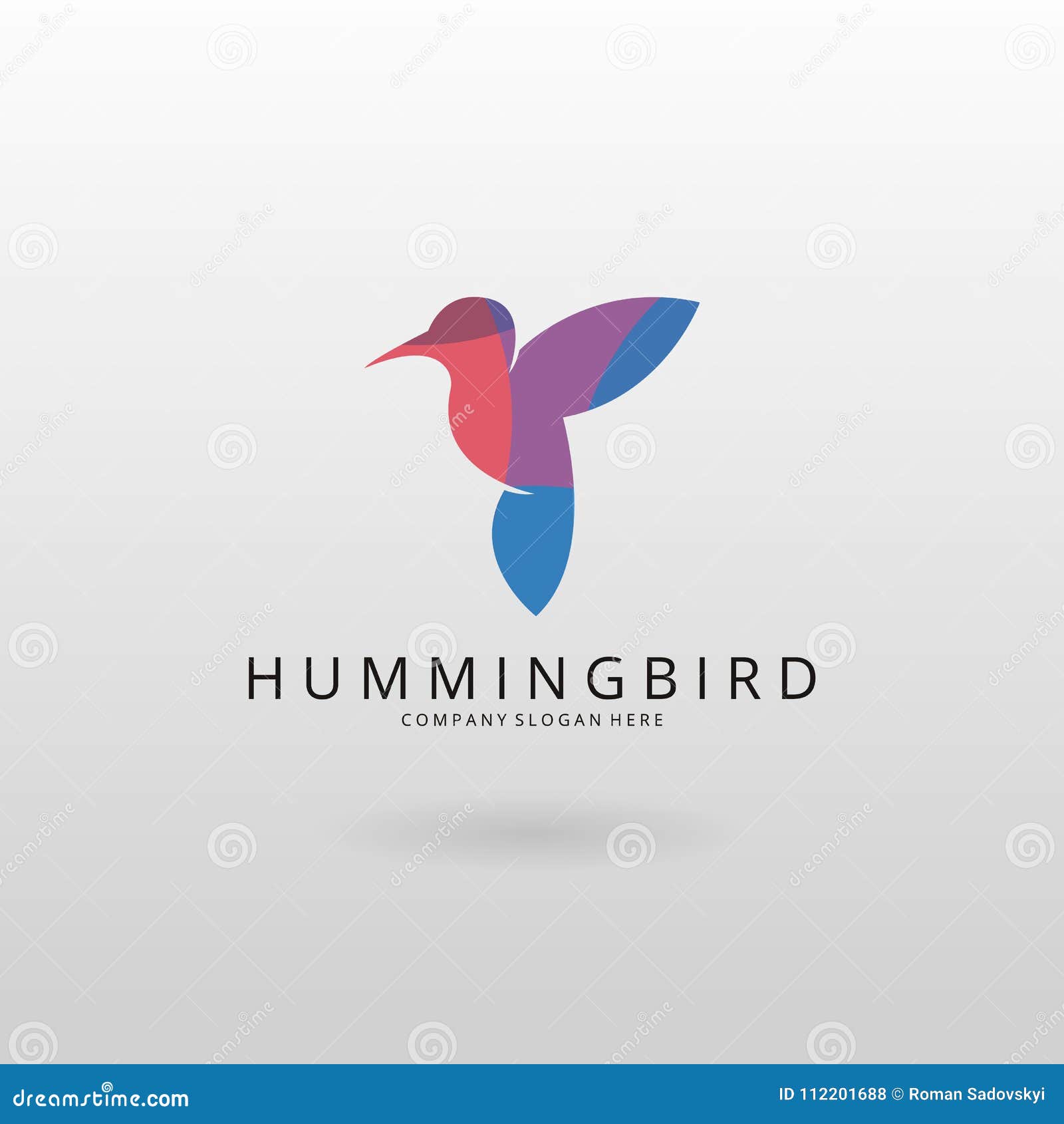 Logo De Colibri Logotype Multicolore De Colibri Illustration