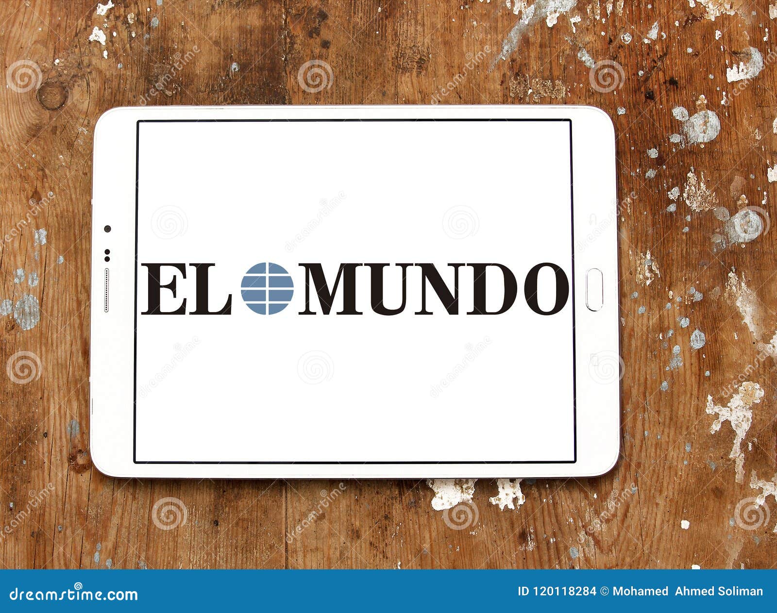 Logo de journal d'EL Mundo image stock éditorial. Image du symbole -  120118284