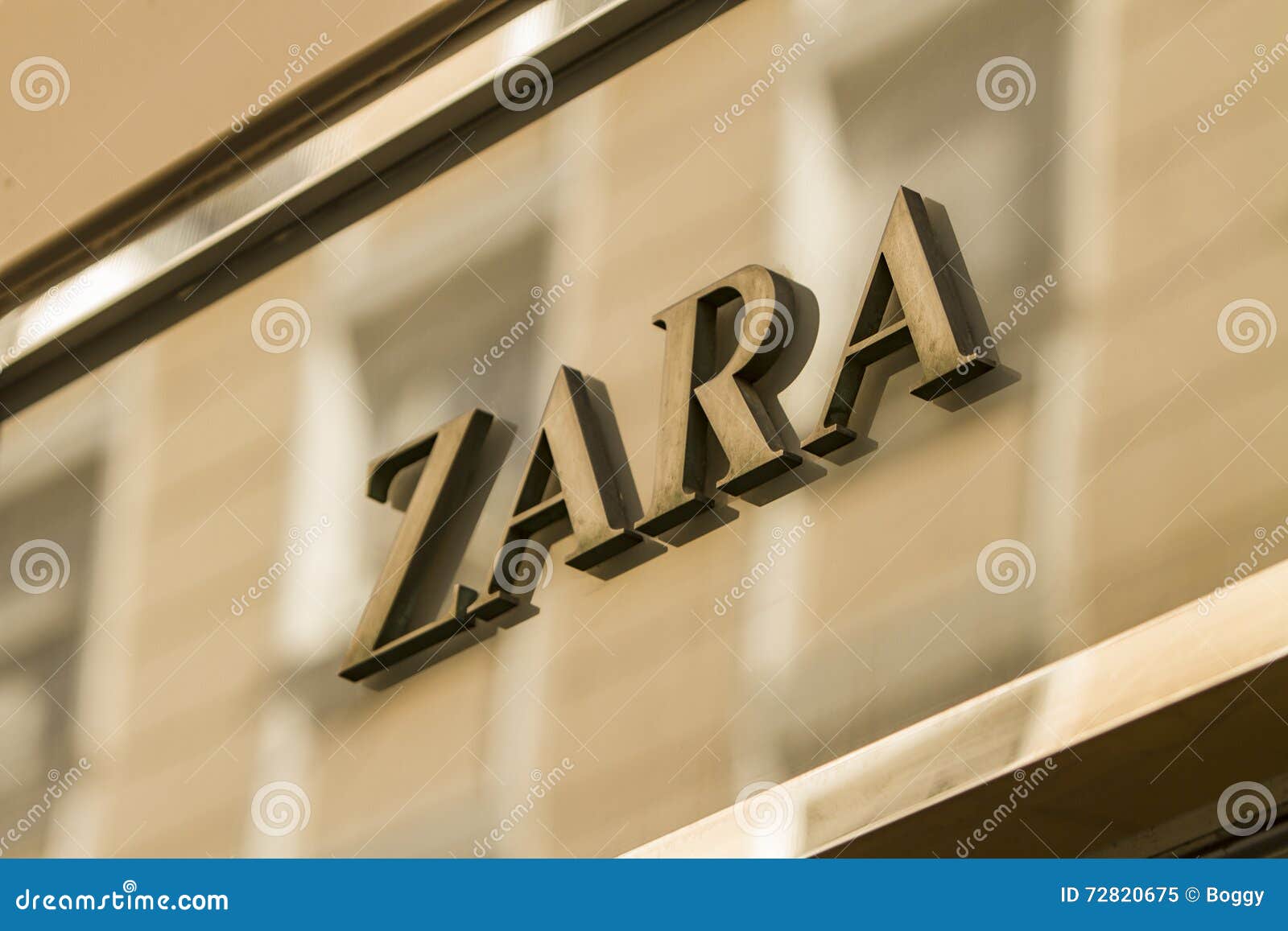 Logo de Zara image éditorial. Image du européen, logo 72820675