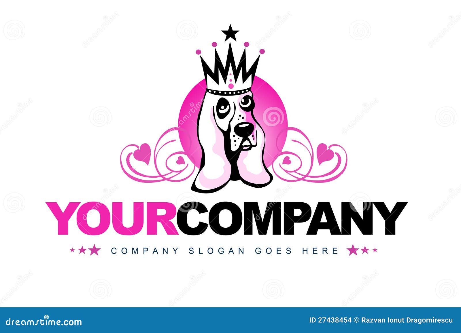 Logo del cane illustrazione di stock. Illustrazione di icona 27438454