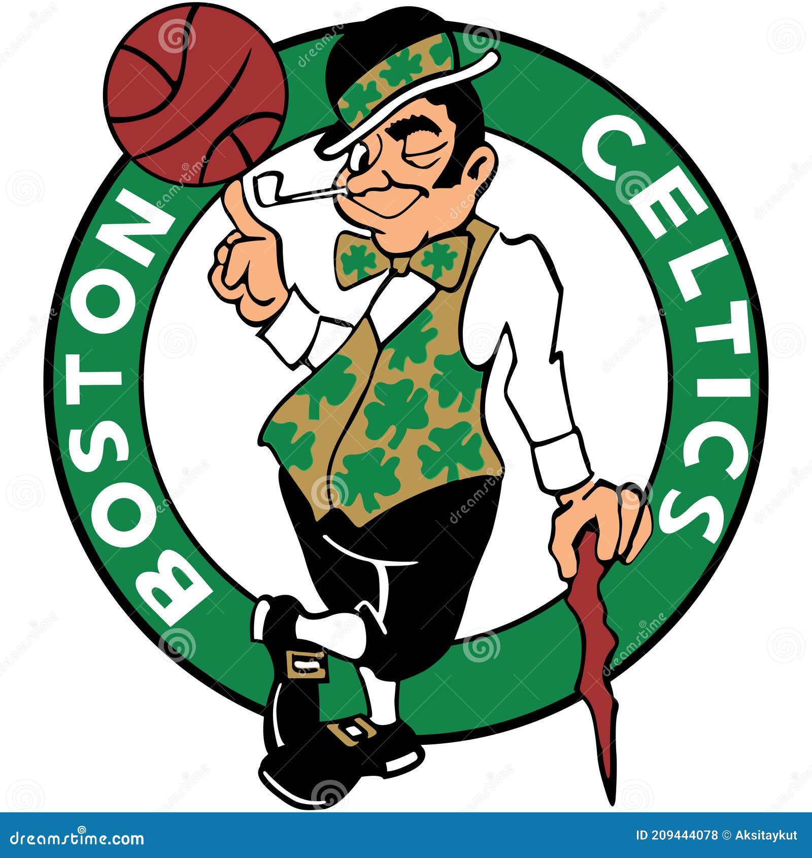 Logo Deportivo De Boston Celtics Foto de archivo editorial - Ilustración de  deportes, celulares: 209444078