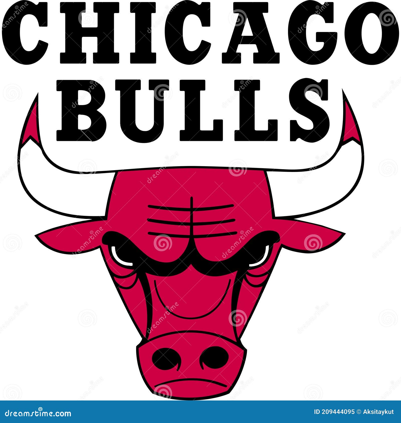 Logo Deportivo De Chicago Bulls Imagen editorial - Ilustración de ligas,  oriente: 209444095