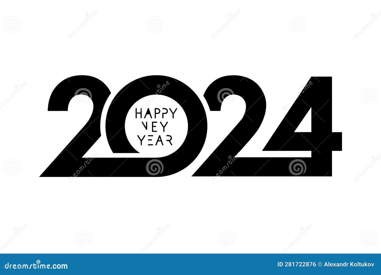 Bonne Année 2024 Modèle De Conception De Fond