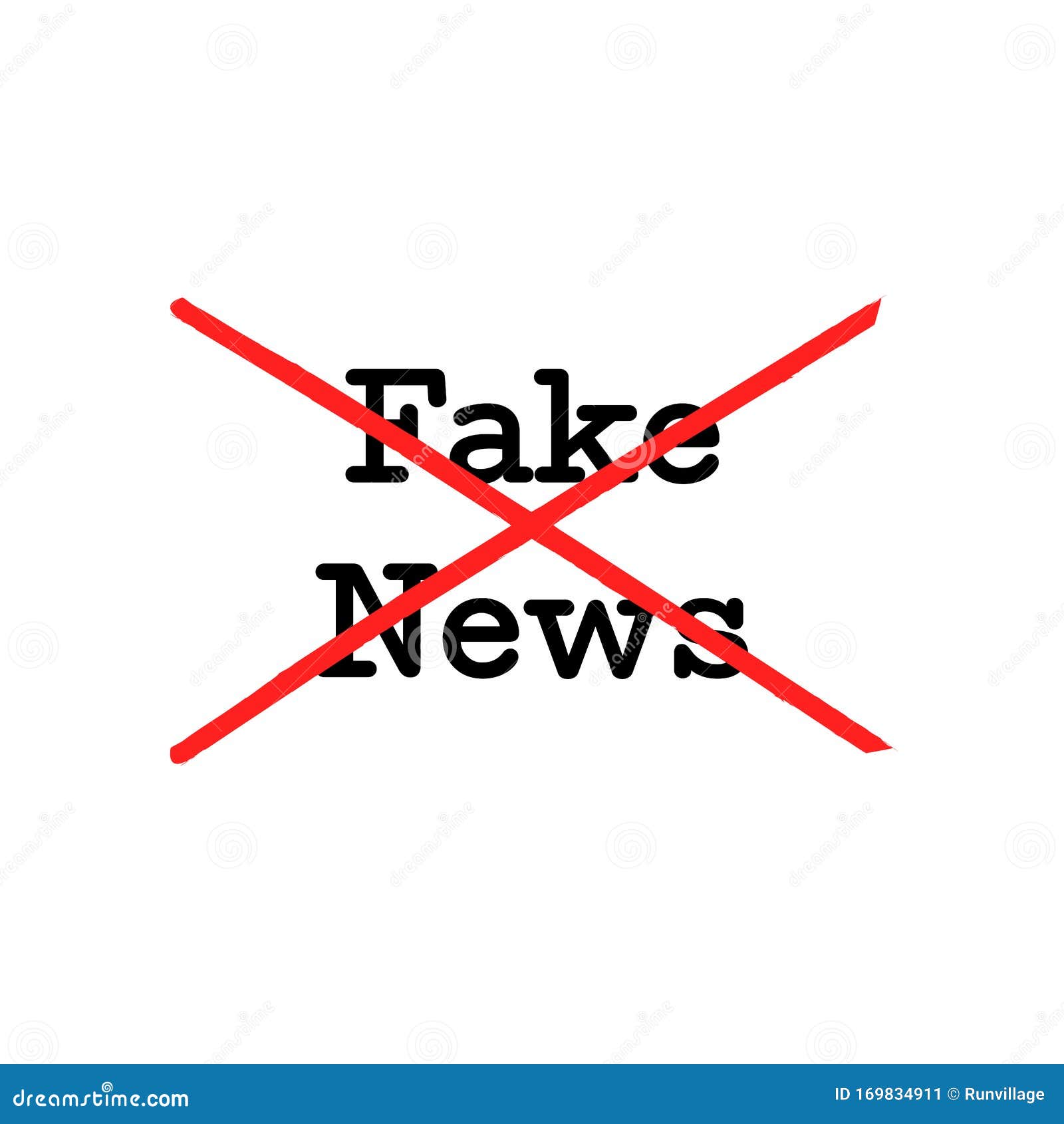 A Logo Design about Fake News, Fake News Logo Stock Illustration ...