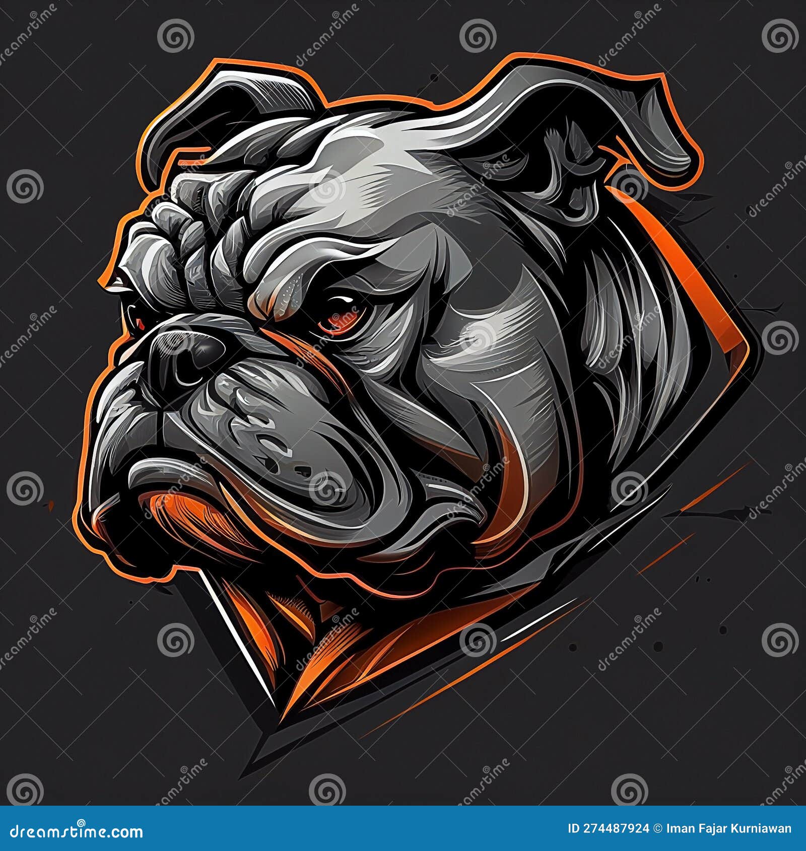 Logo designs of bulldog stock illustration. Illustration of bulldog ...