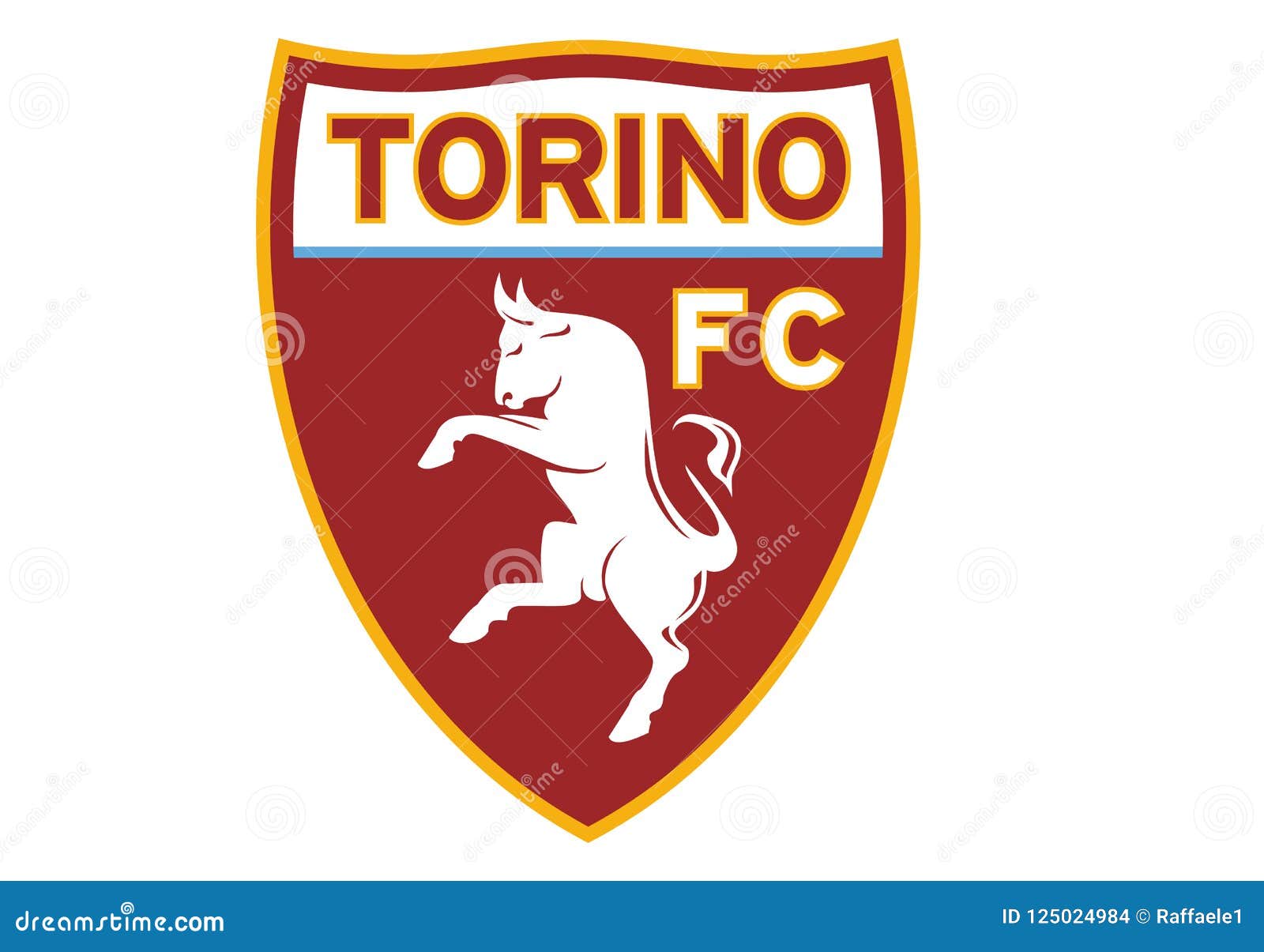 Logo di Torino FC immagine stock editoriale. Illustrazione di formato -  125024984