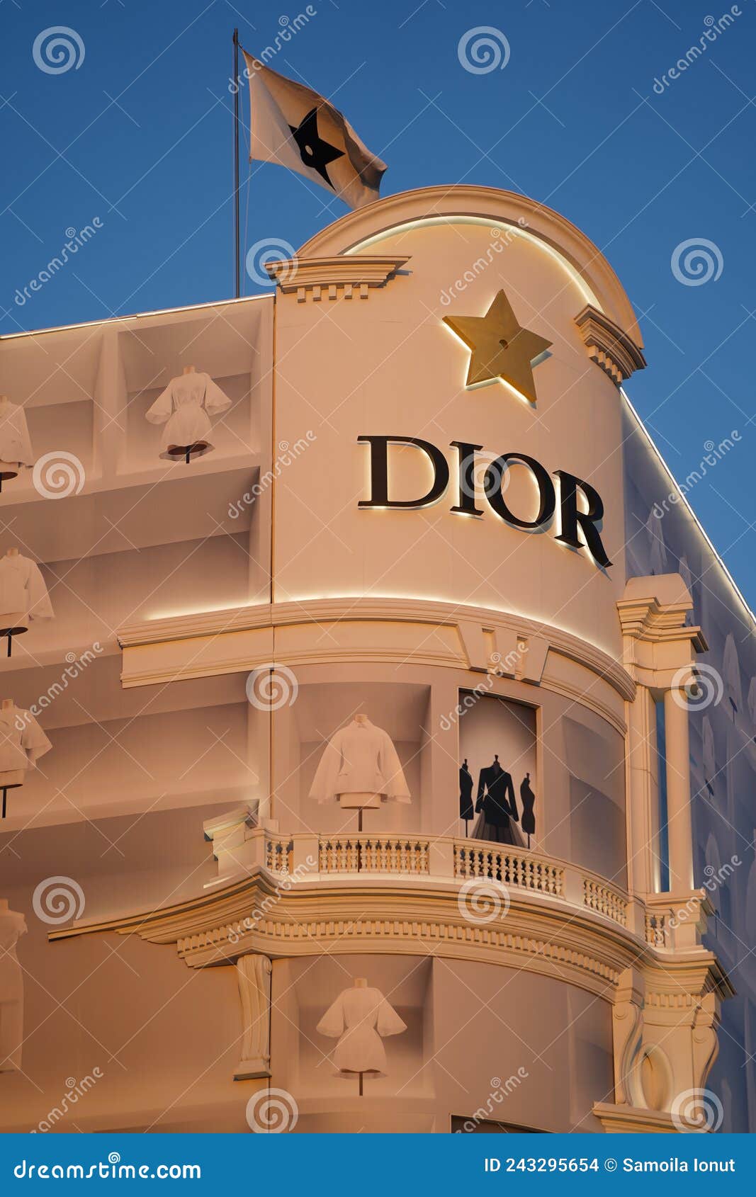 Dior company logo. Christian Dior is a French company which owns the high-fashion  clothing producer and retailer Christian Dior Stock Photo - Alamy