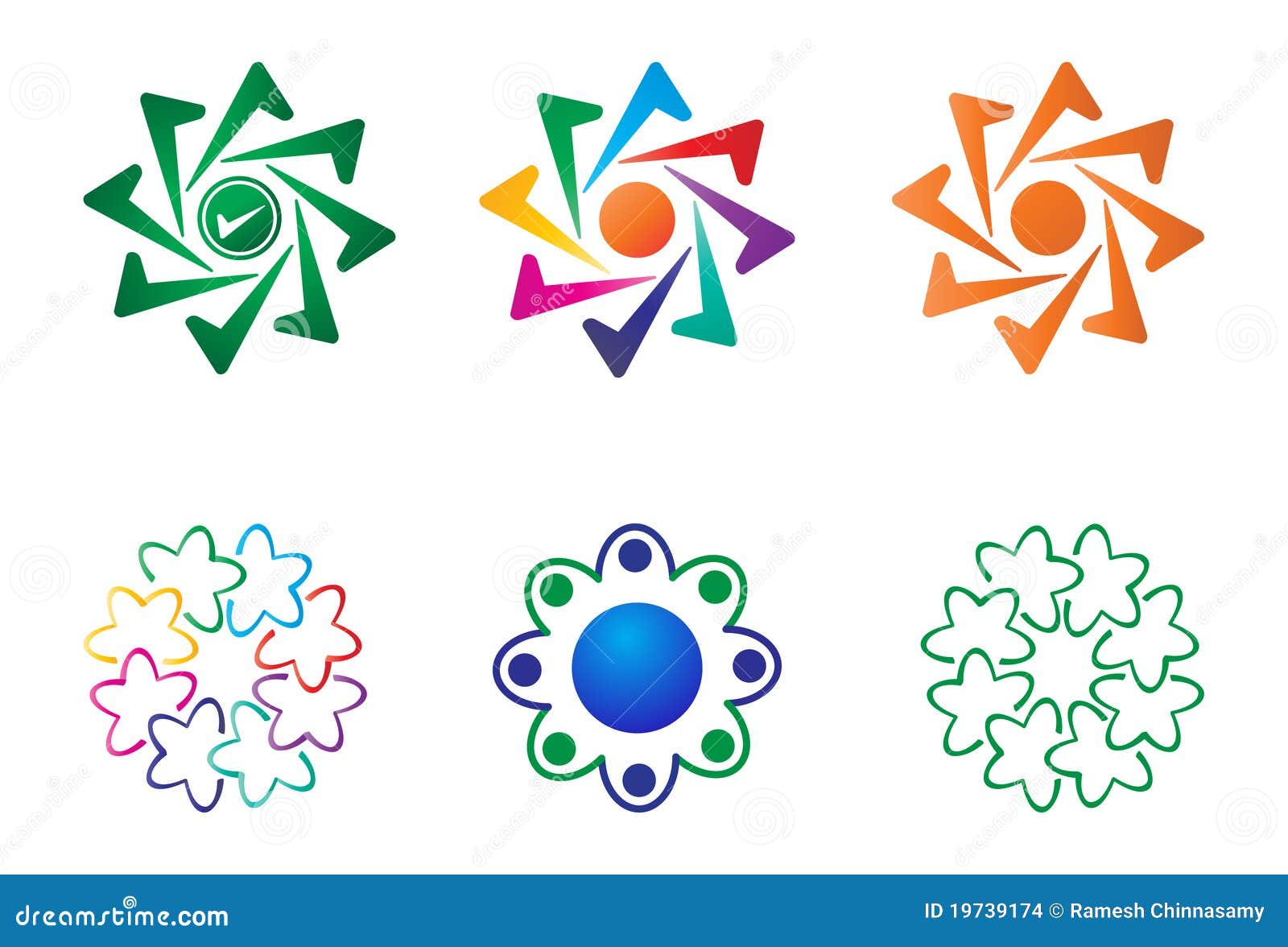 Logo element stock vector. Illustration of center, conceptual 19739174