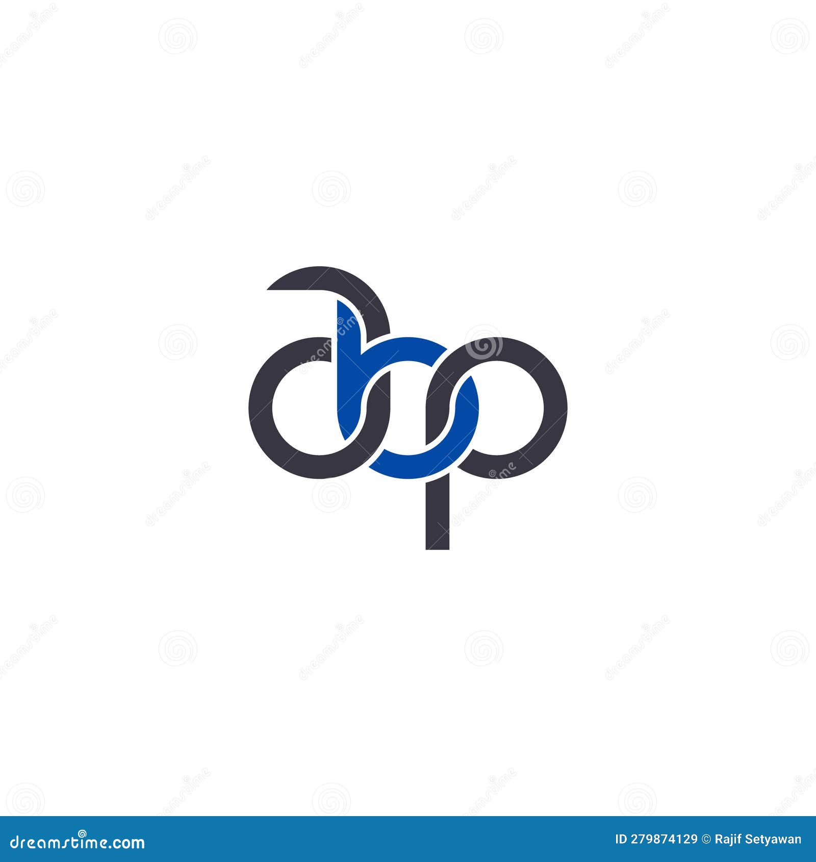 linked letters abp monogram logo 