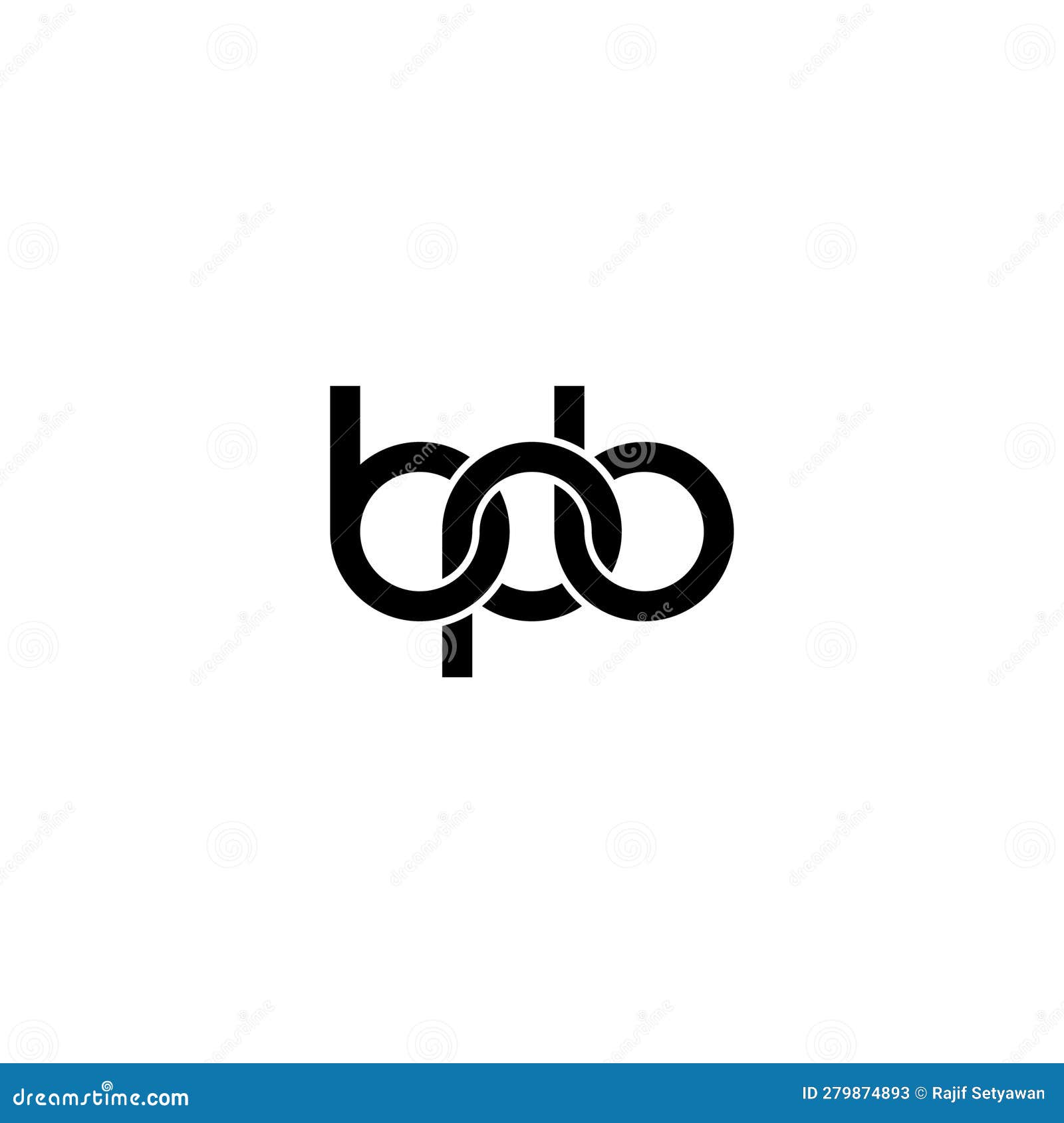 linked letters bpb monogram logo 