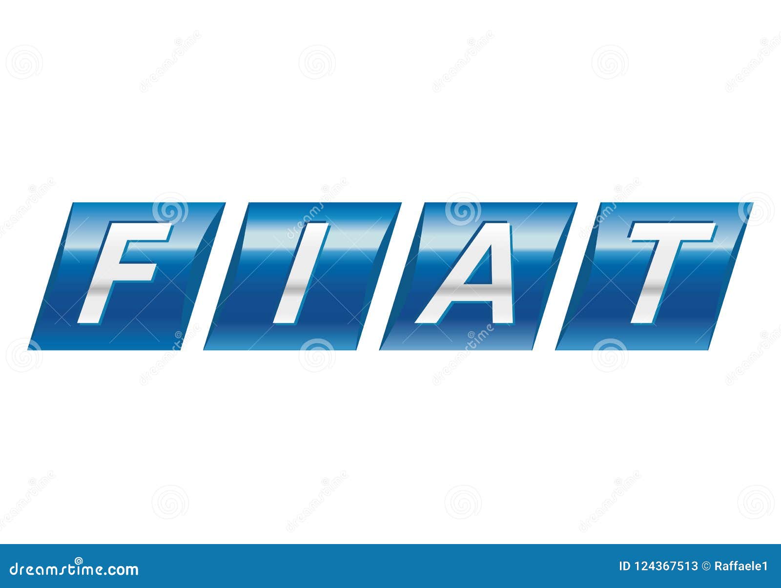 Logo Fiat Old foto de archivo editorial. Ilustración de viejo 124367513