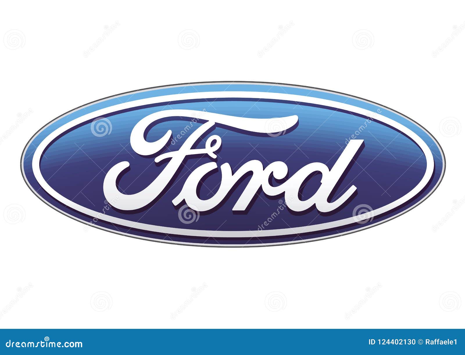 Logo Ford editorial image. Illustration of logo, ford - 124402130