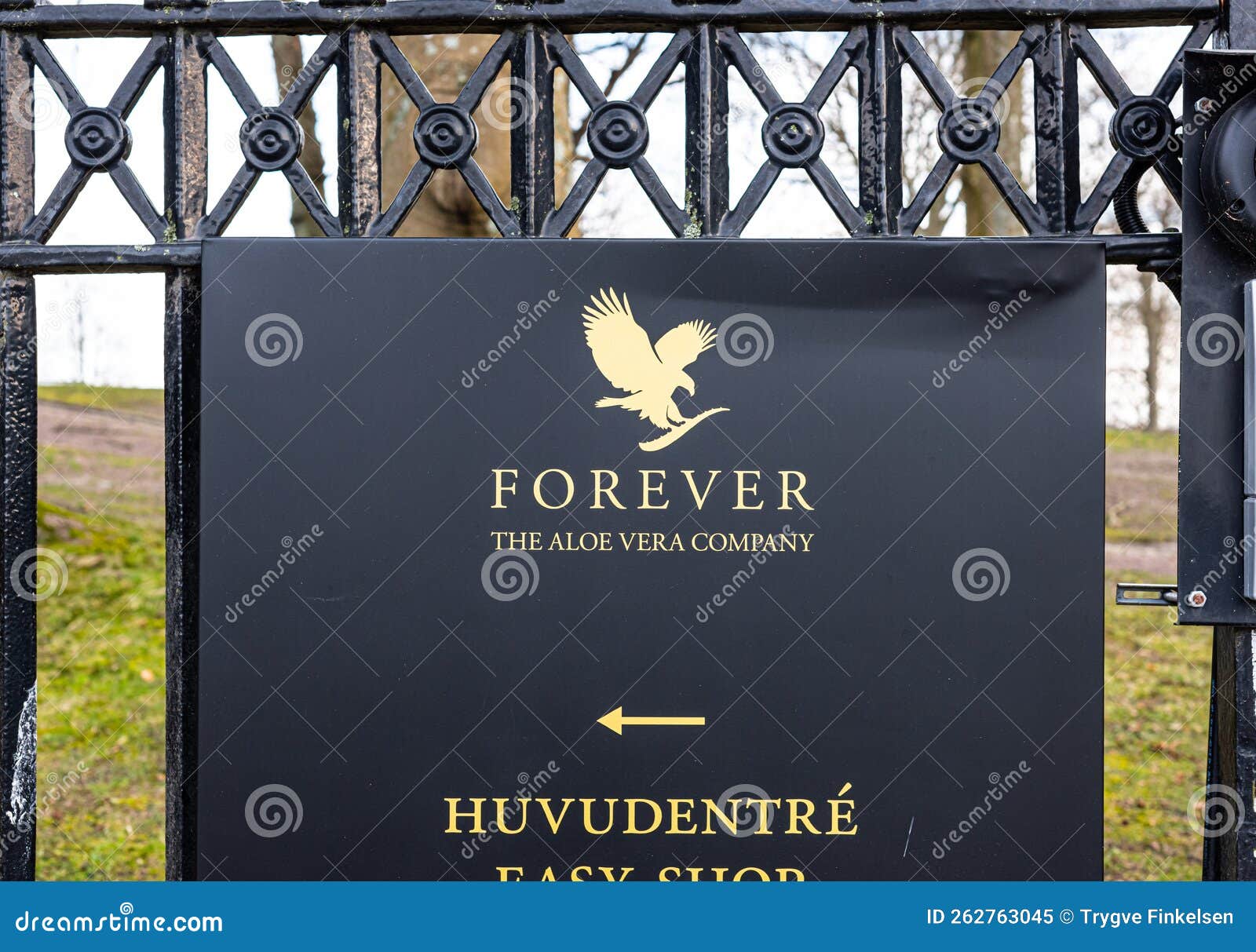 Logo of Forever Living Products on a Gate.. Editorial Image - Image of  cactus, care: 262763045
