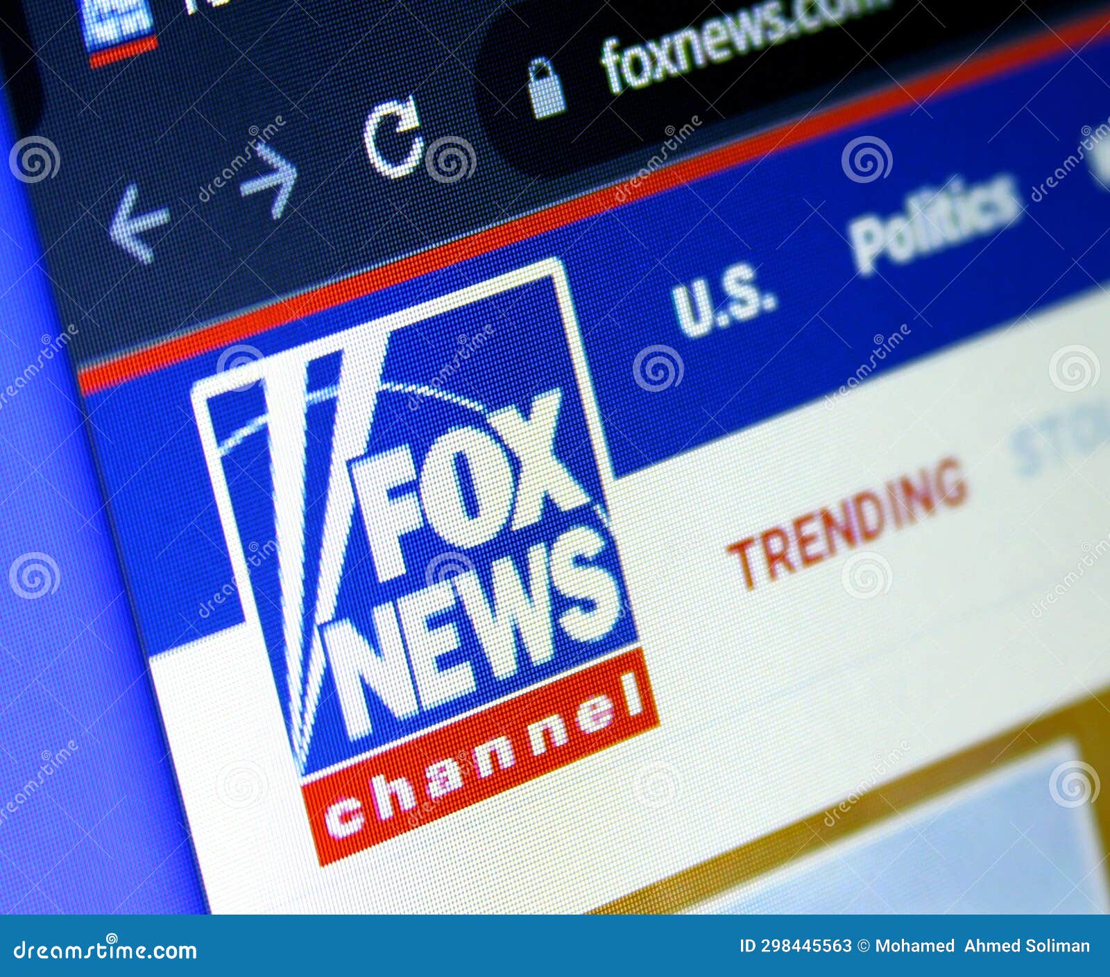 Fox News Logo Editorial Stock Photo Image Of British 298445563