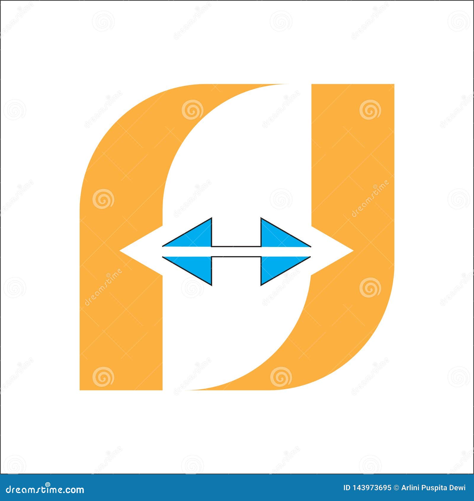 Logo för bokstav F i och isolerat med en vit bakgrund