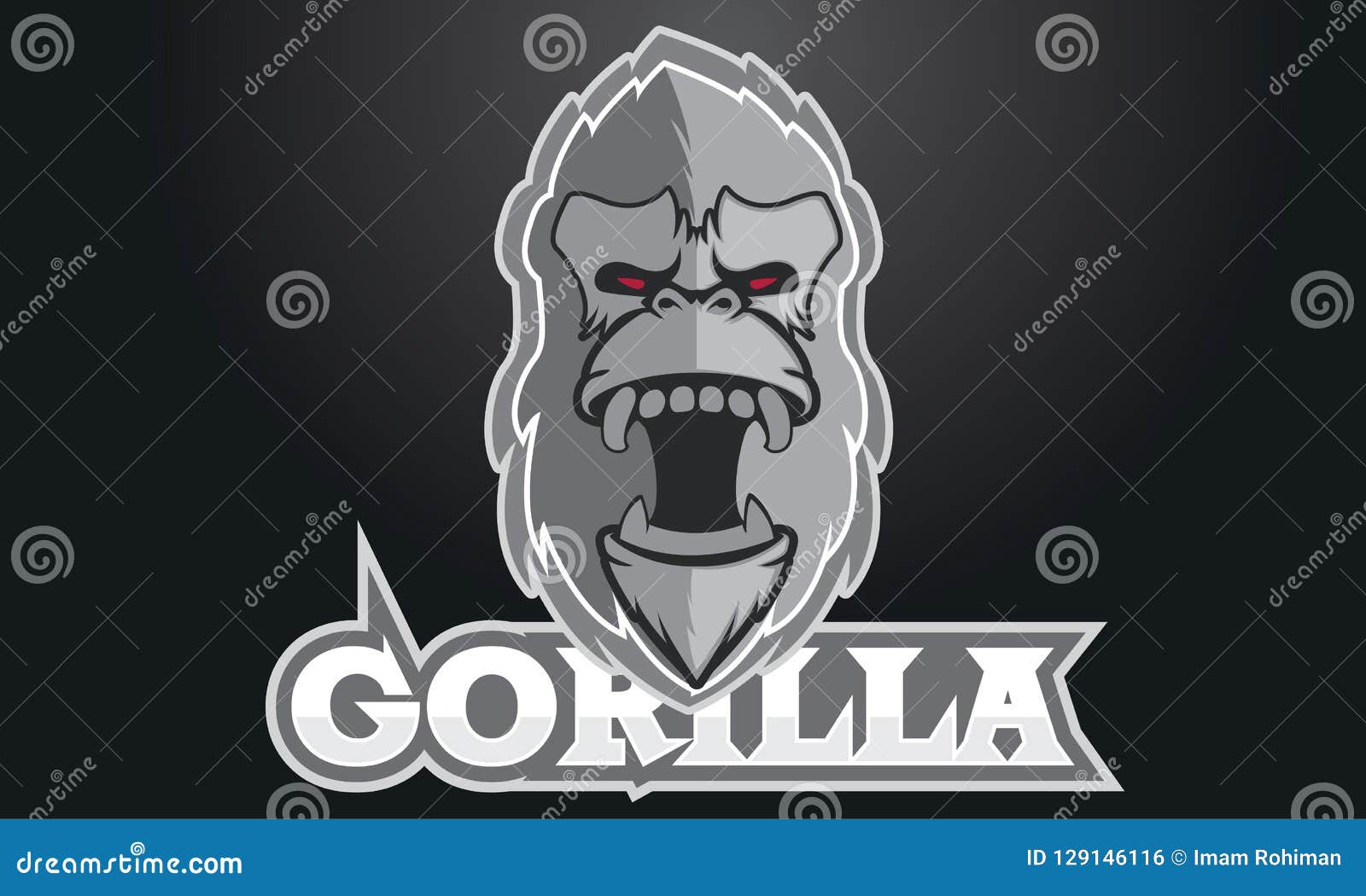 Logotipo de gorilla sports
