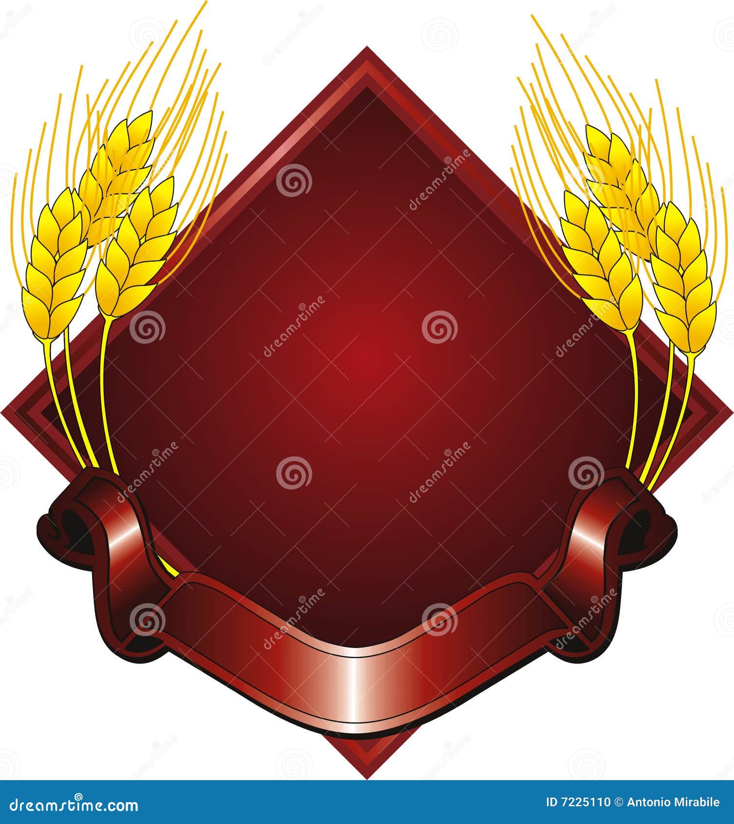 Logo grain stock vector. Illustration of flayer, brand 7225110