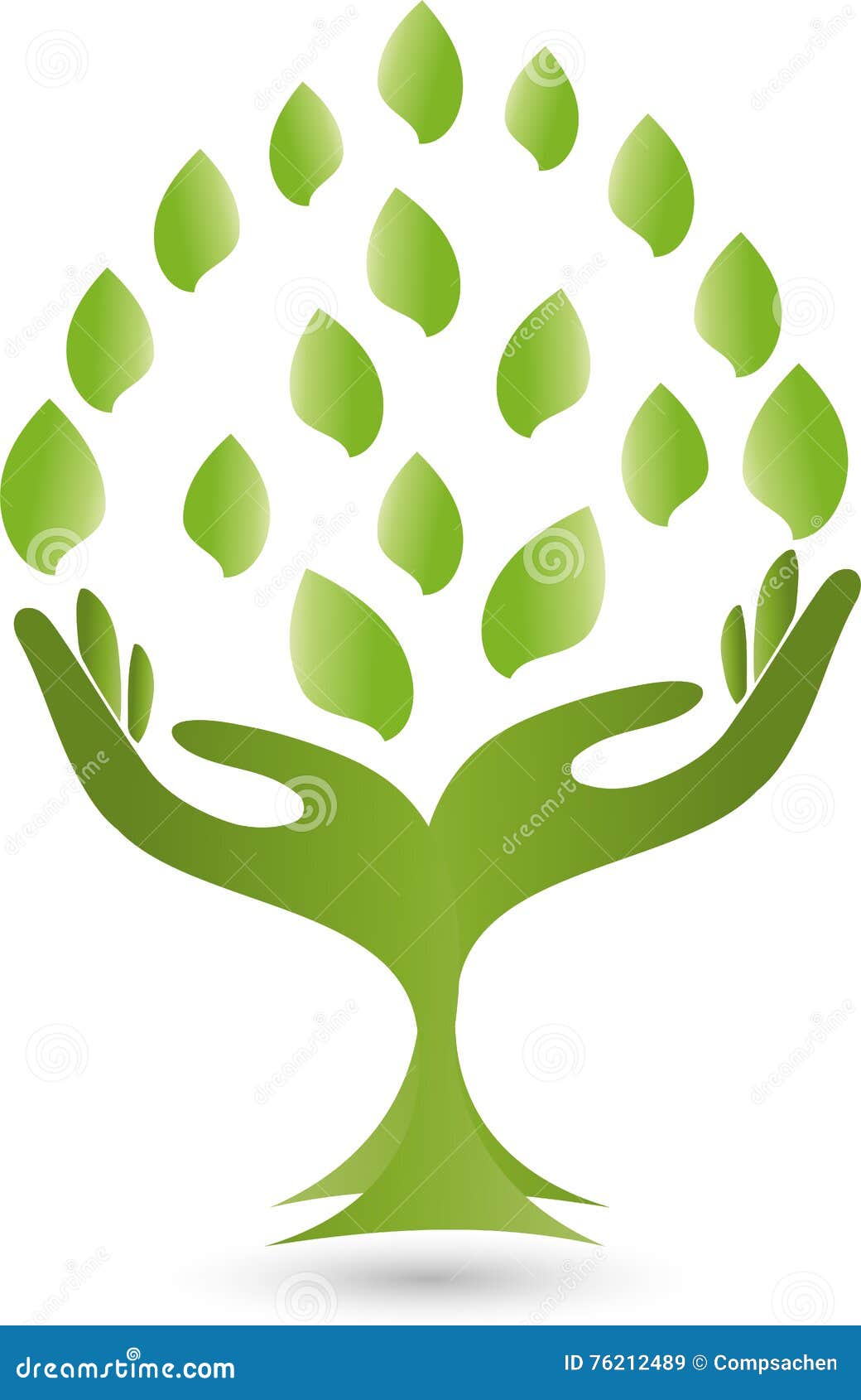 logo, hands, leaves, naturopaths