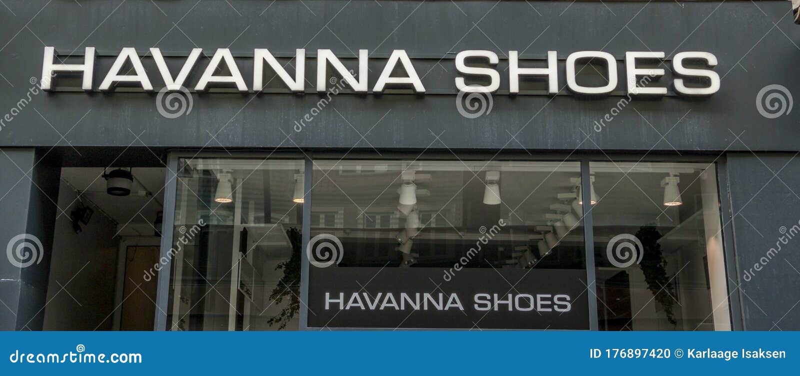 Logo the Havanna Shoes Building in Aarhus Image - Image of aarhus, firm: 176897420