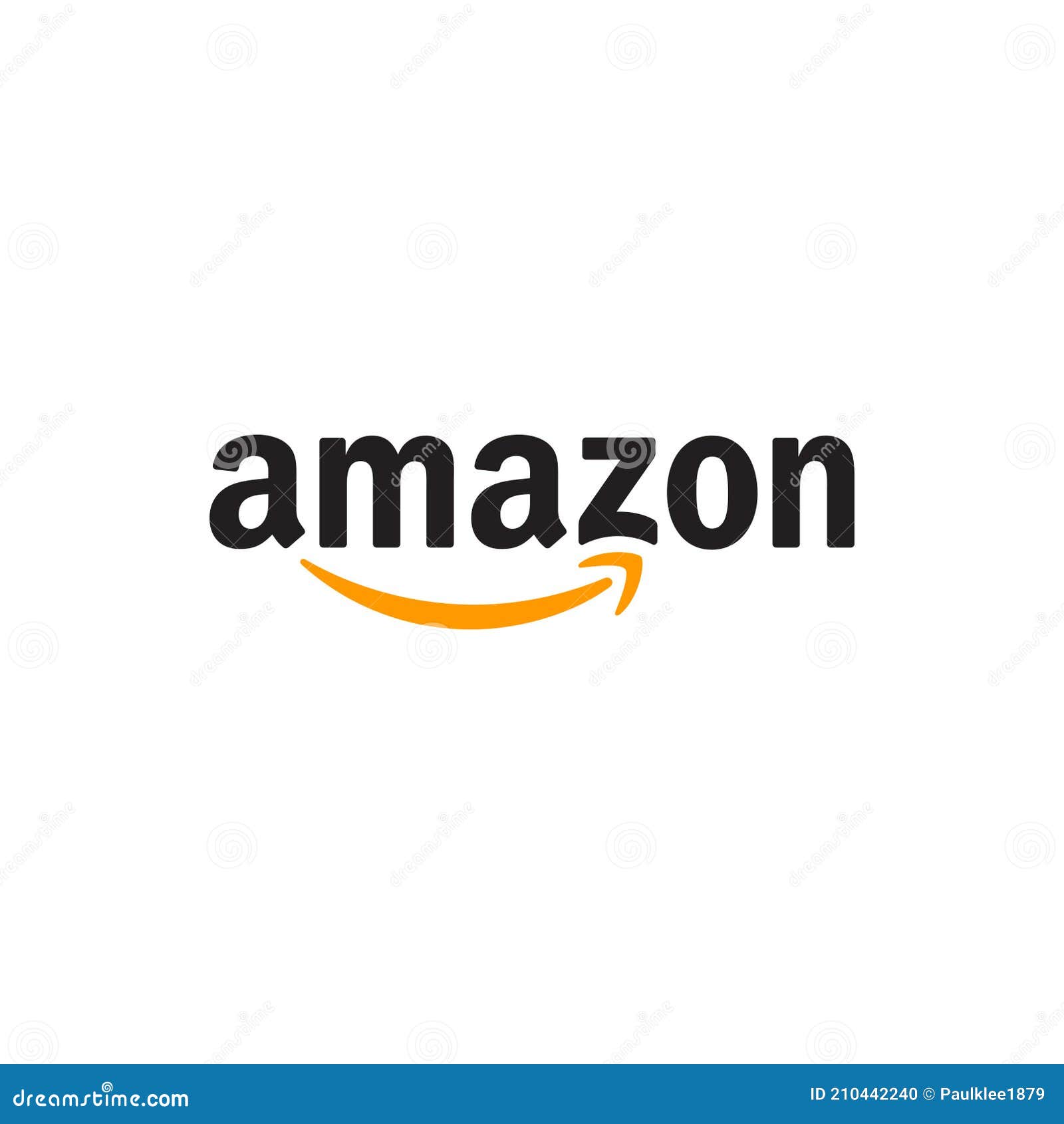 Amazon Logo Editorial Illustrative on White Background Editorial ...