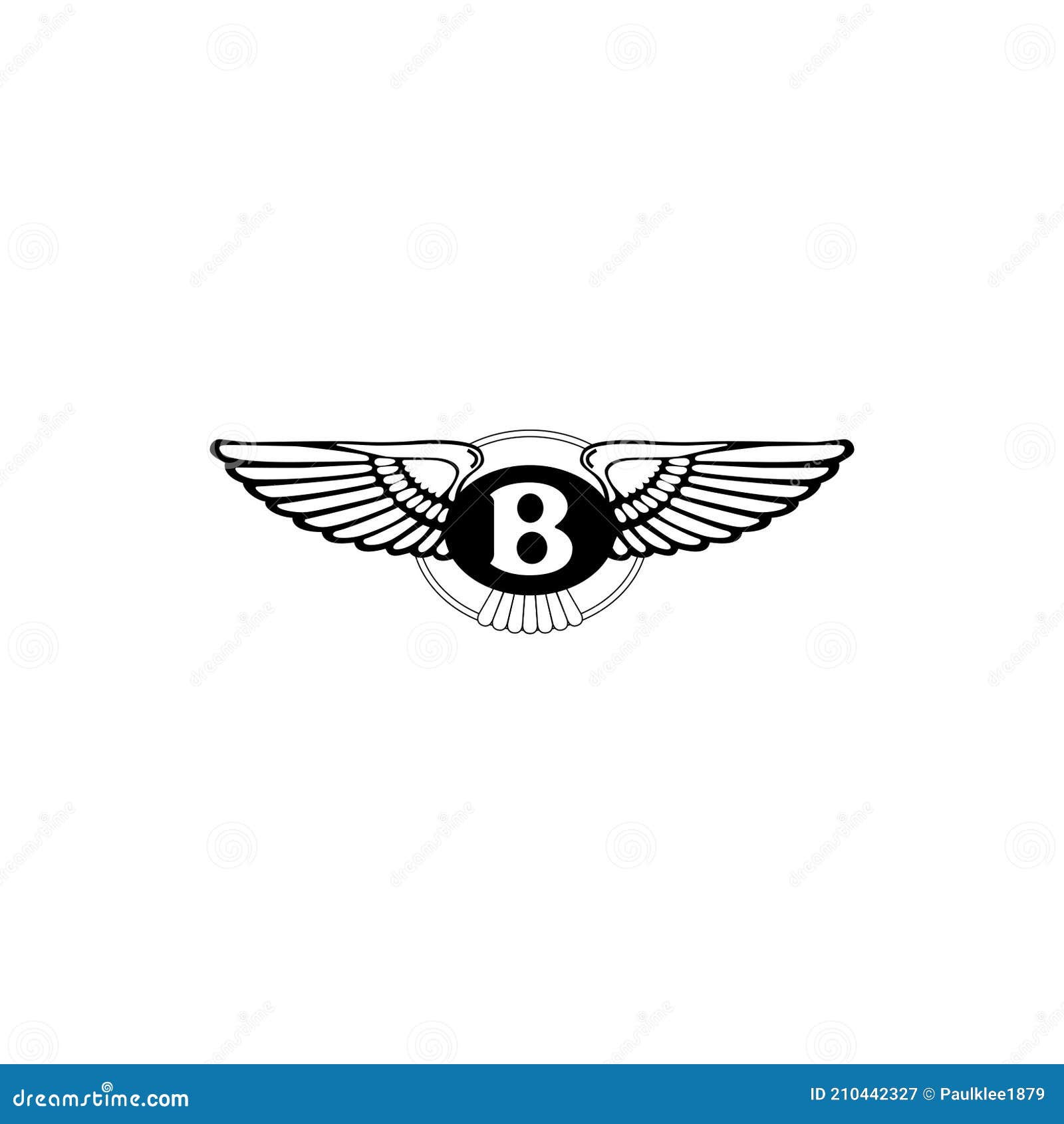 Bentley Logo Editorial Illustrative on White Background Editorial  Photography - Illustration of icon, banner: 210442327