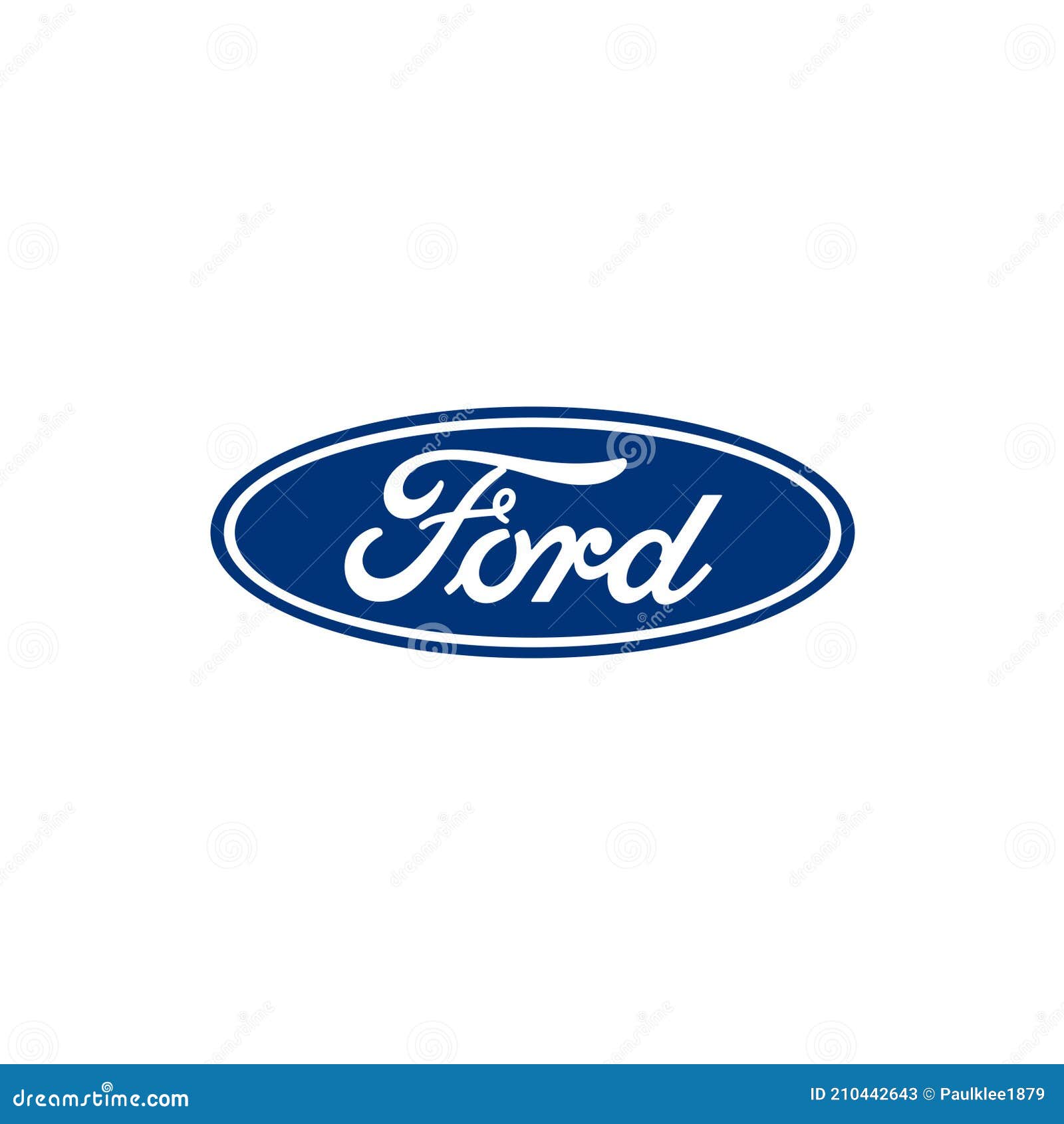 Ford Logo Editorial Illustrative On White Background Editorial Stock Photo Illustration Of Paper Ford 210442643