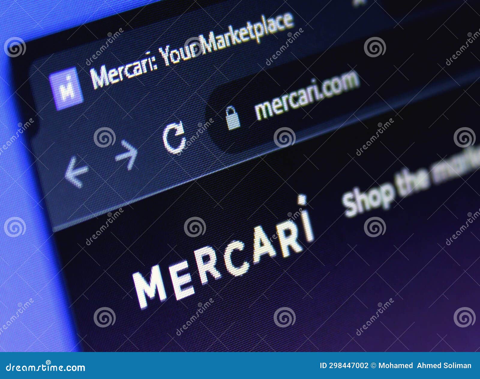 Mercari E-commerce Company Logo Editorial Photography - Image of ...