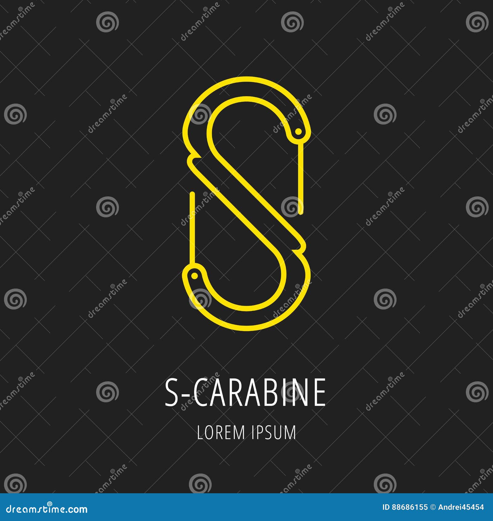  simple logo template carabine