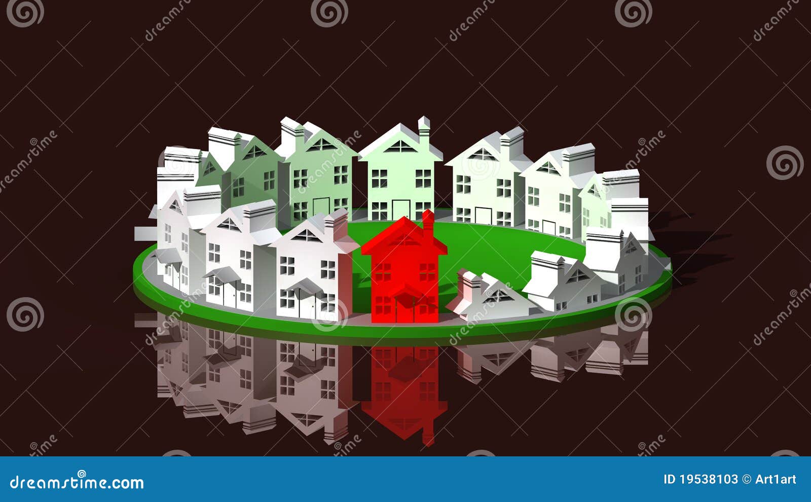 Logo leader real estate stock illustration. Illustration of logo 19538103